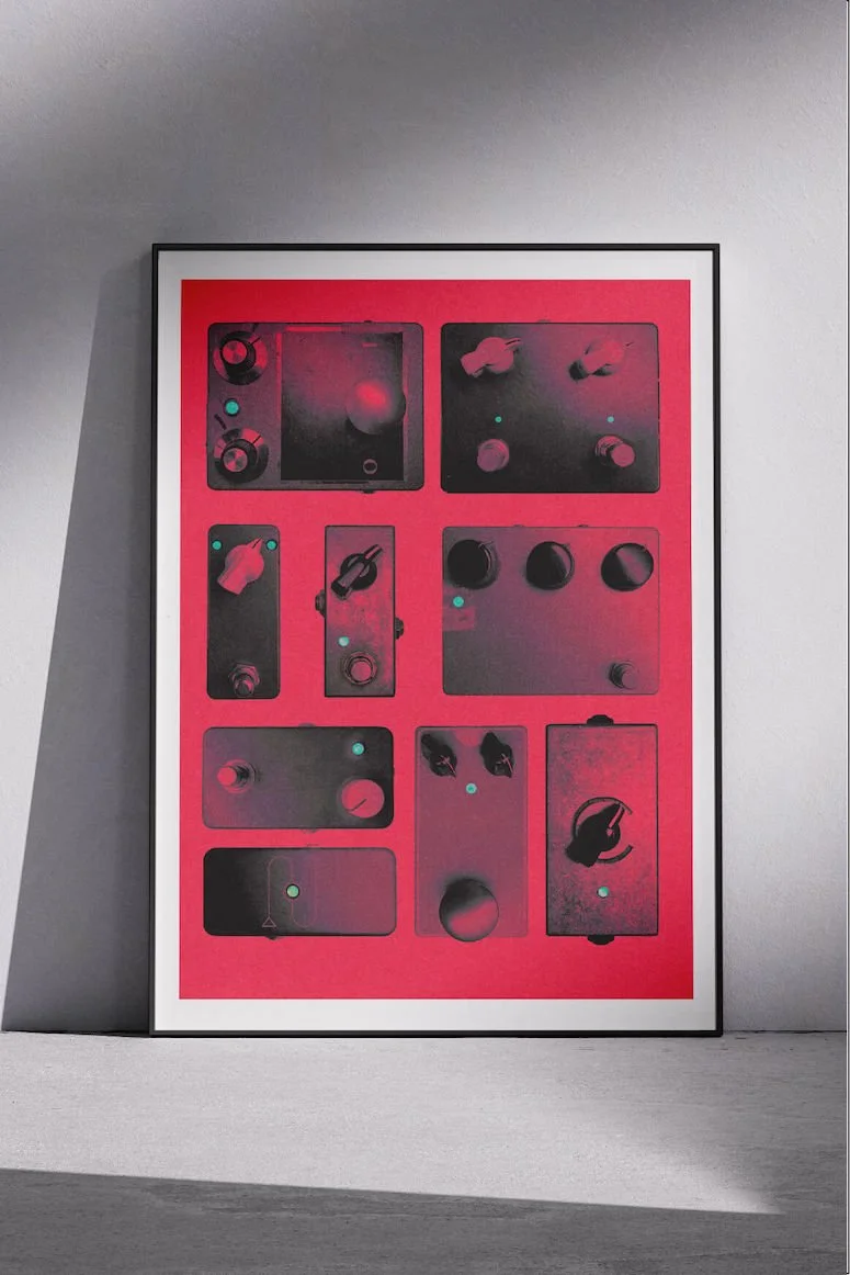 LED by graphic artist Paul Scott.