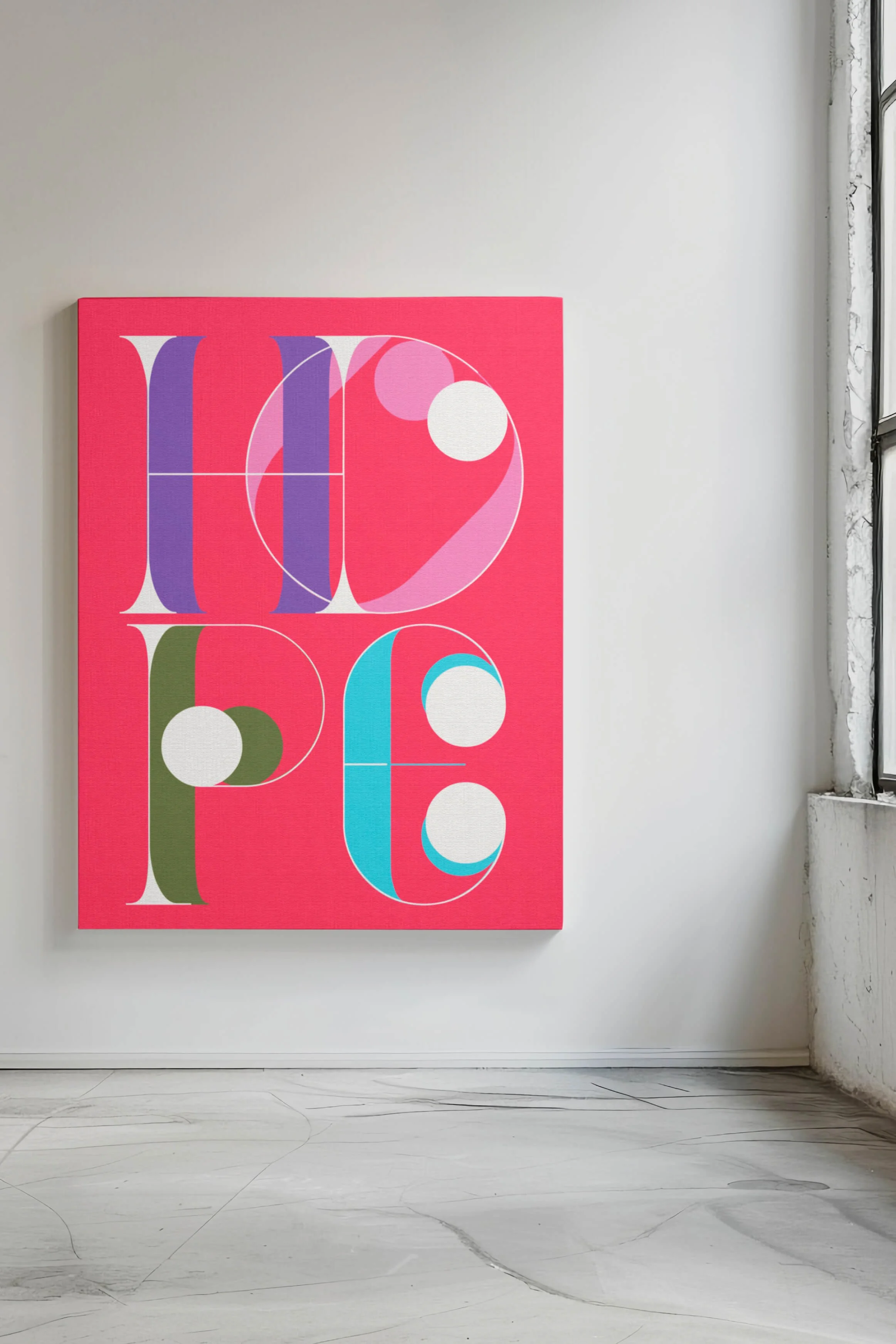 HOPE #3 by Paul Scott  Printed on Heavyweight archival 260gsm matte paper using fade resistant inks. 100% cotton rag, Acid-Free. Design available in 4 colour options.