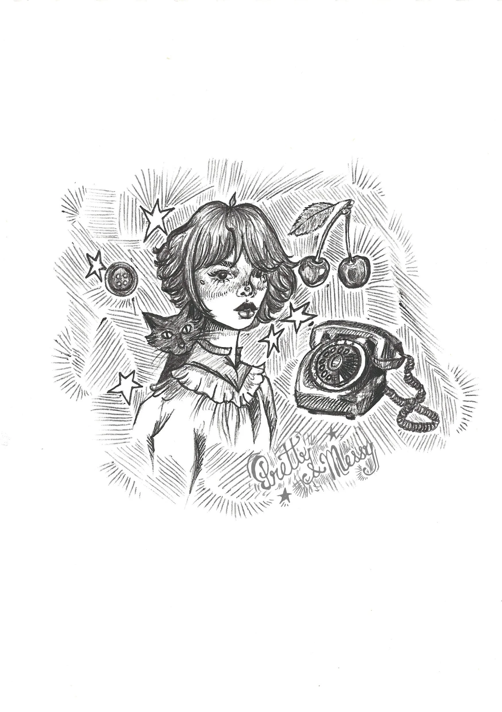 Print A5 - Pretty & Messy