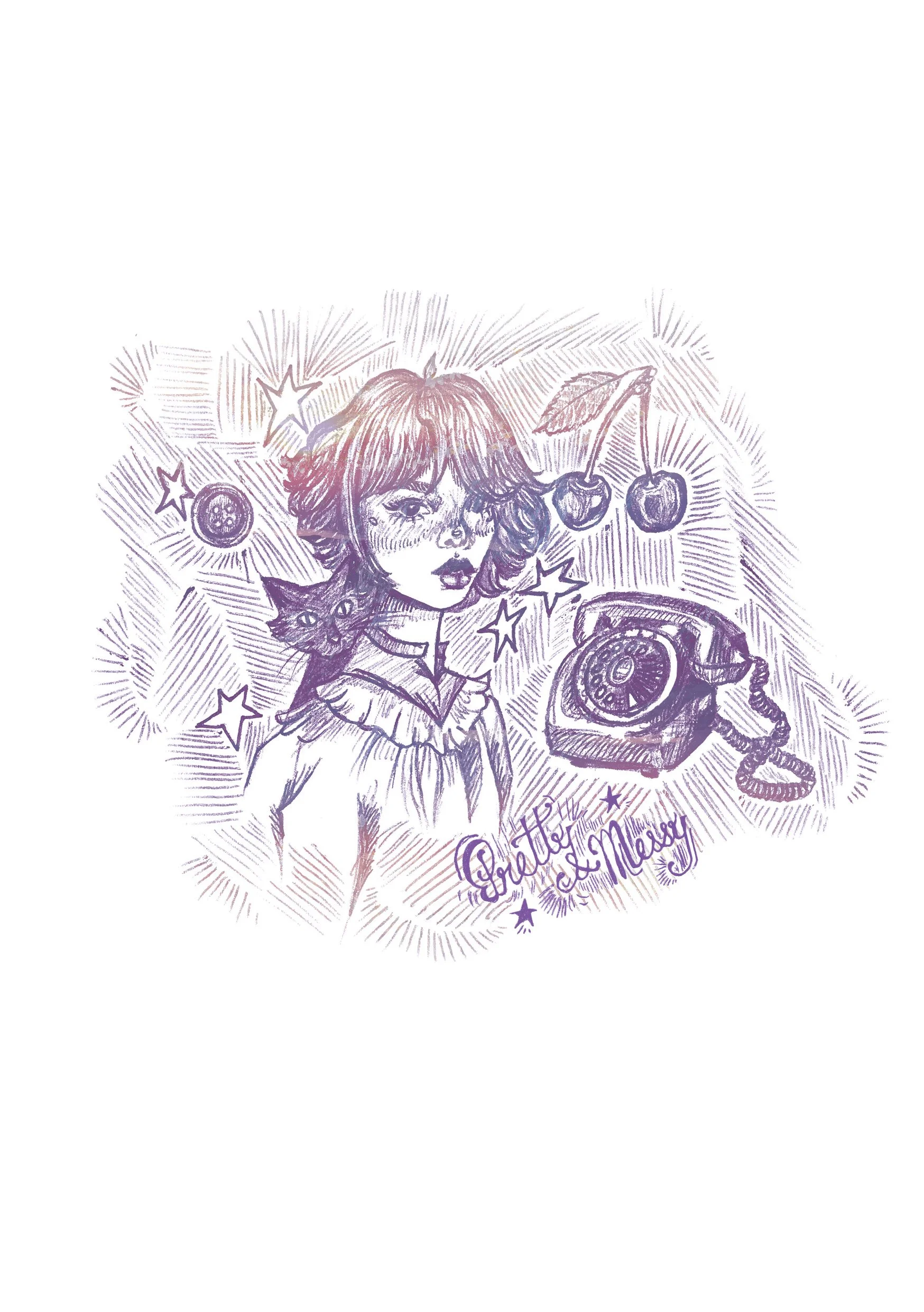 Print A5 - Pretty & Messy