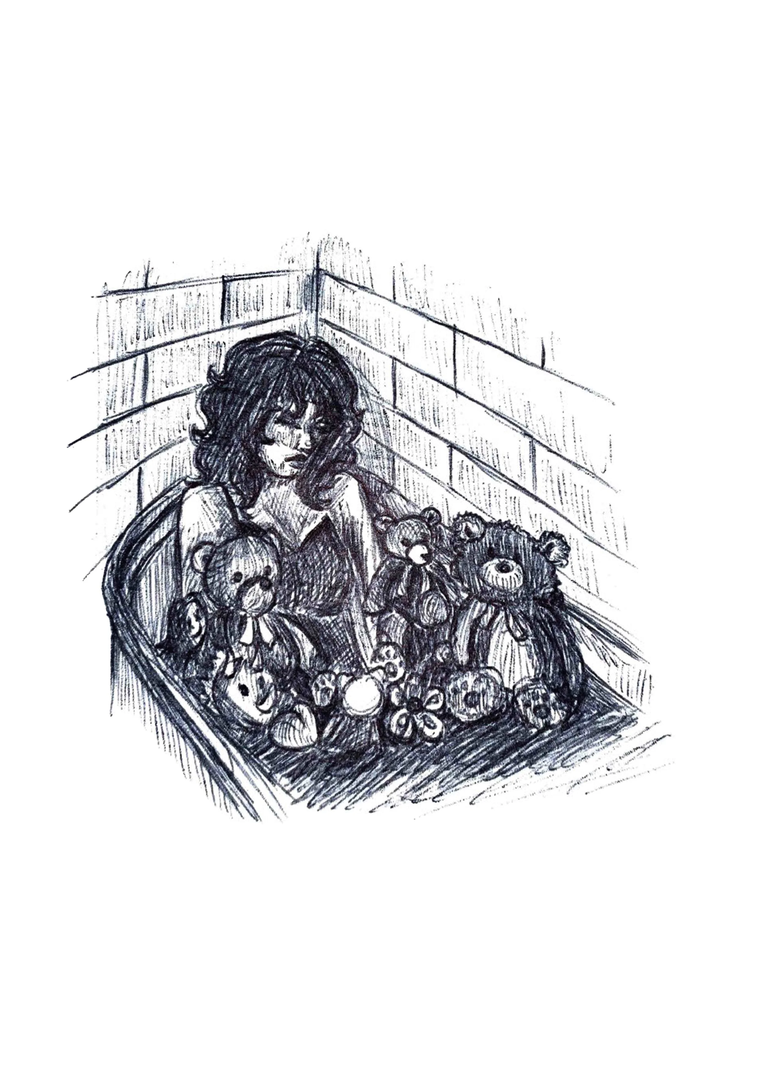 Print A5 - Bathing in Childhood