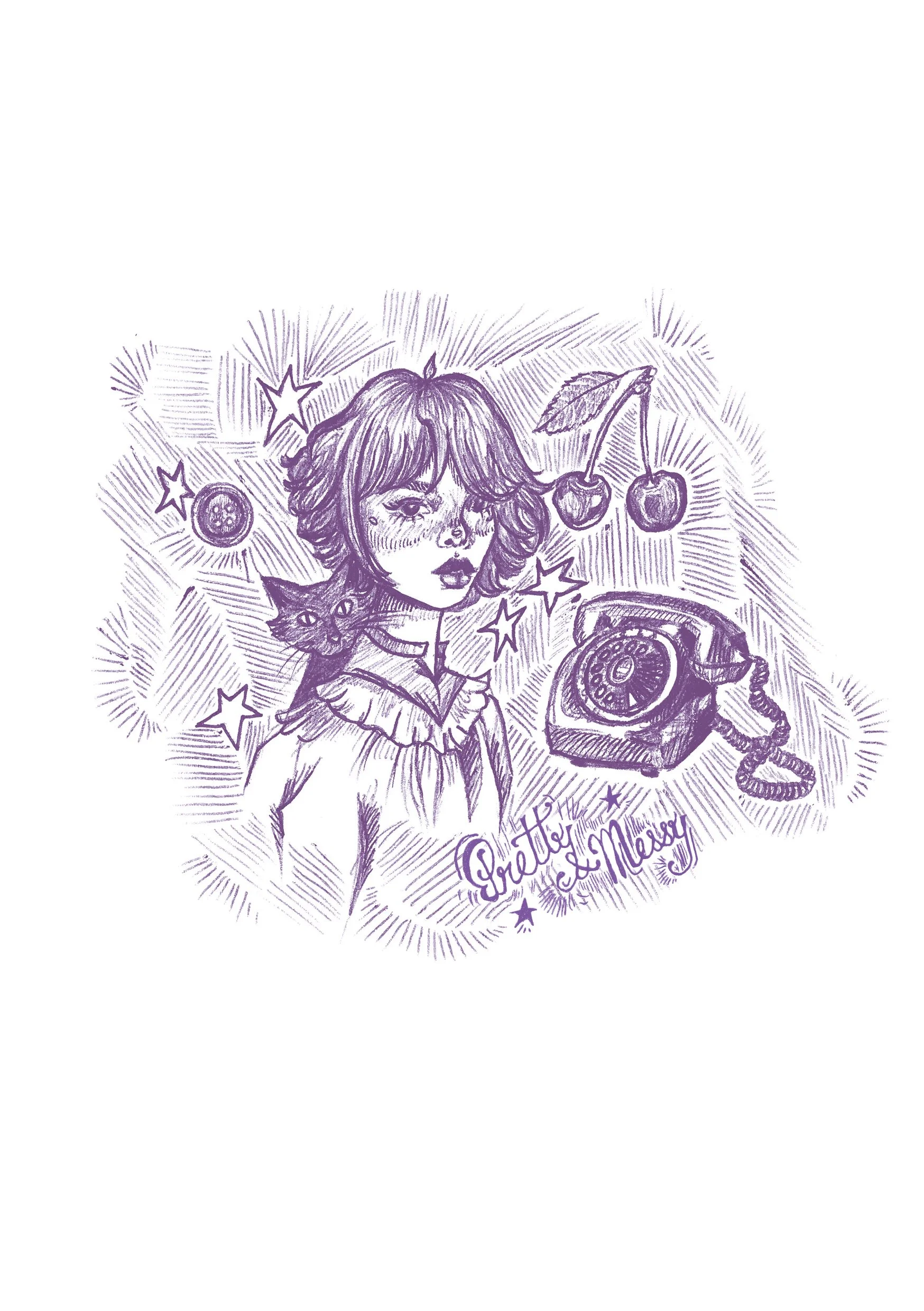 Print A5 - Pretty & Messy