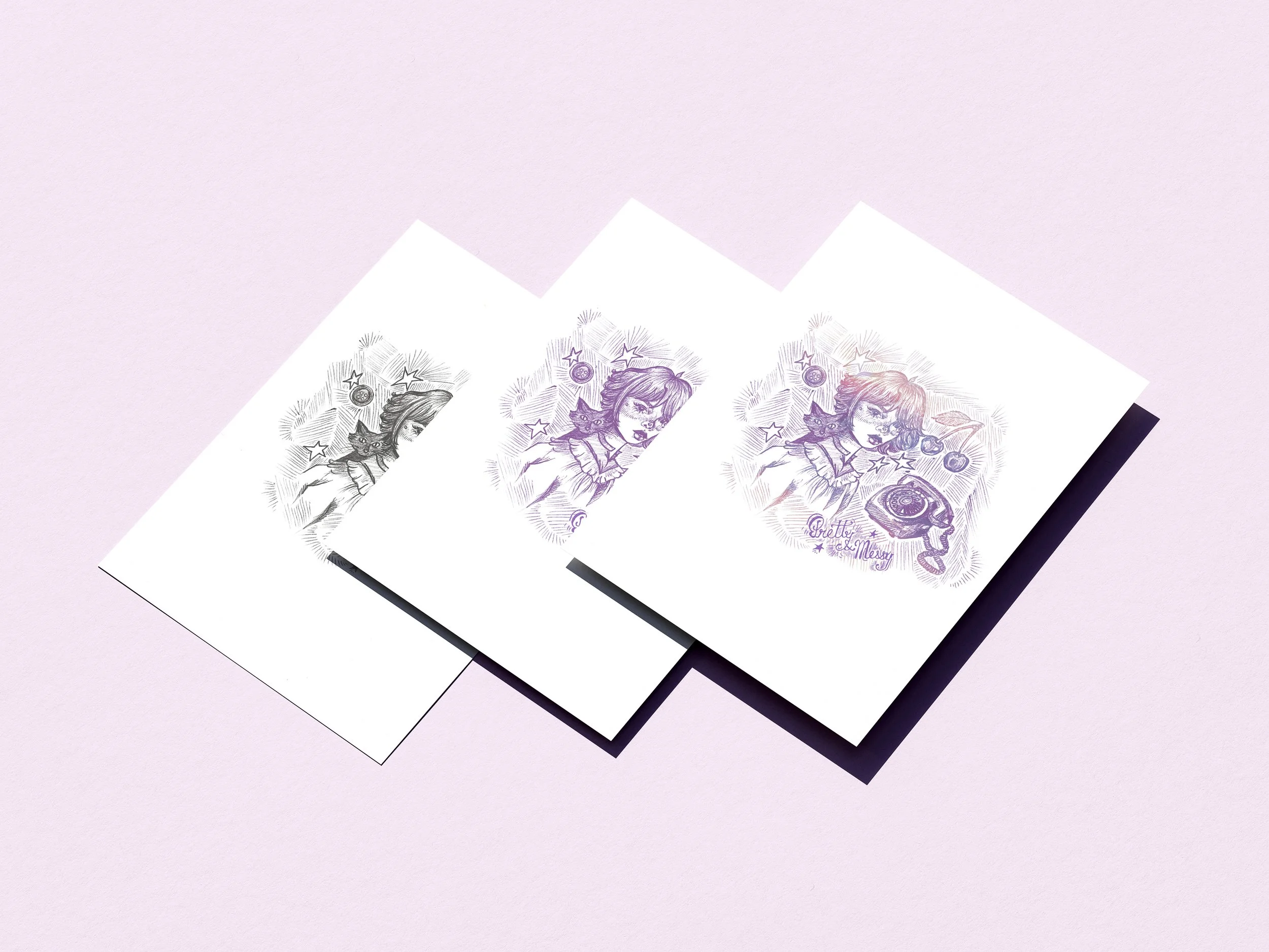 Print A5 - Pretty & Messy