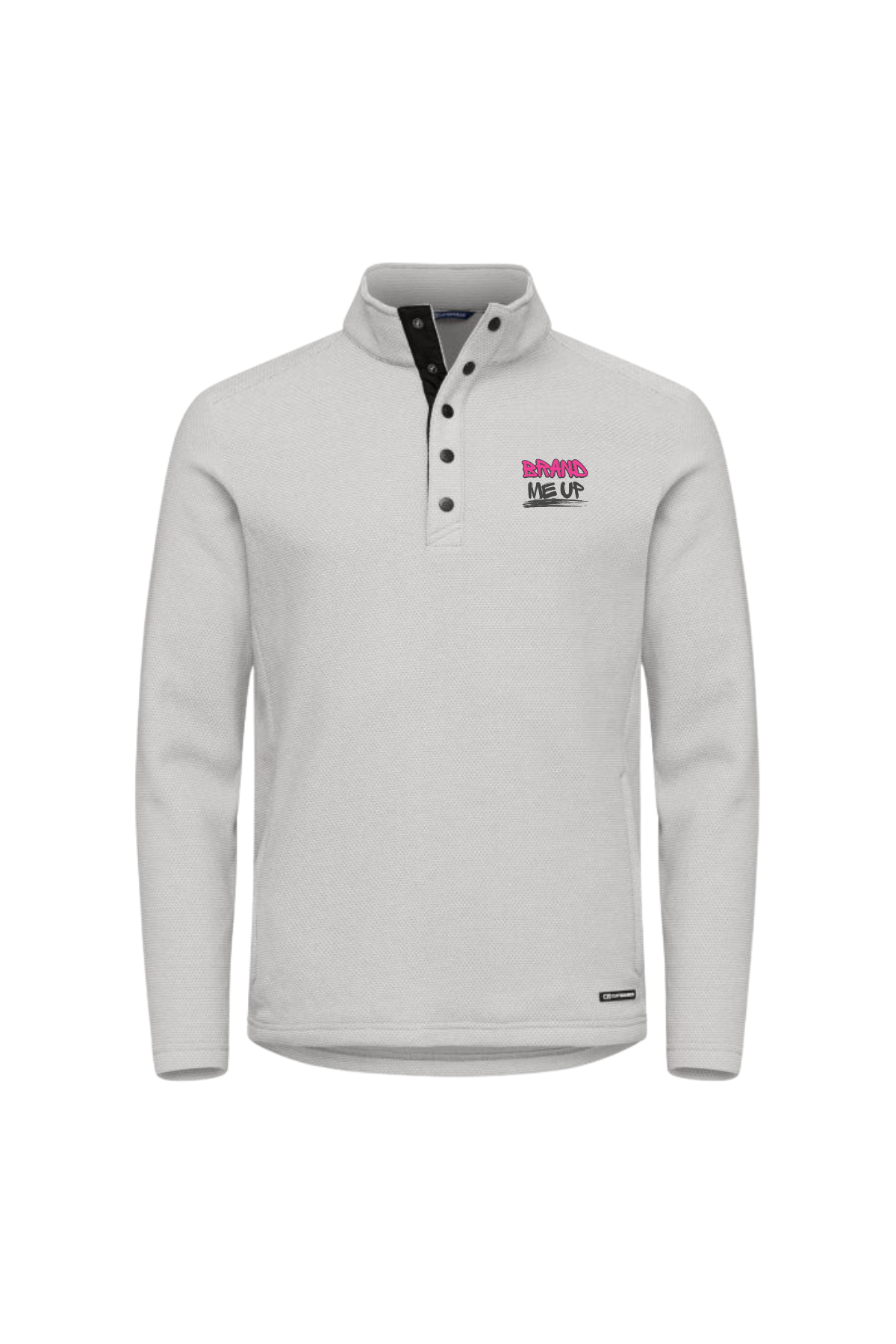 Hunt's Point Fleece example logo placement front