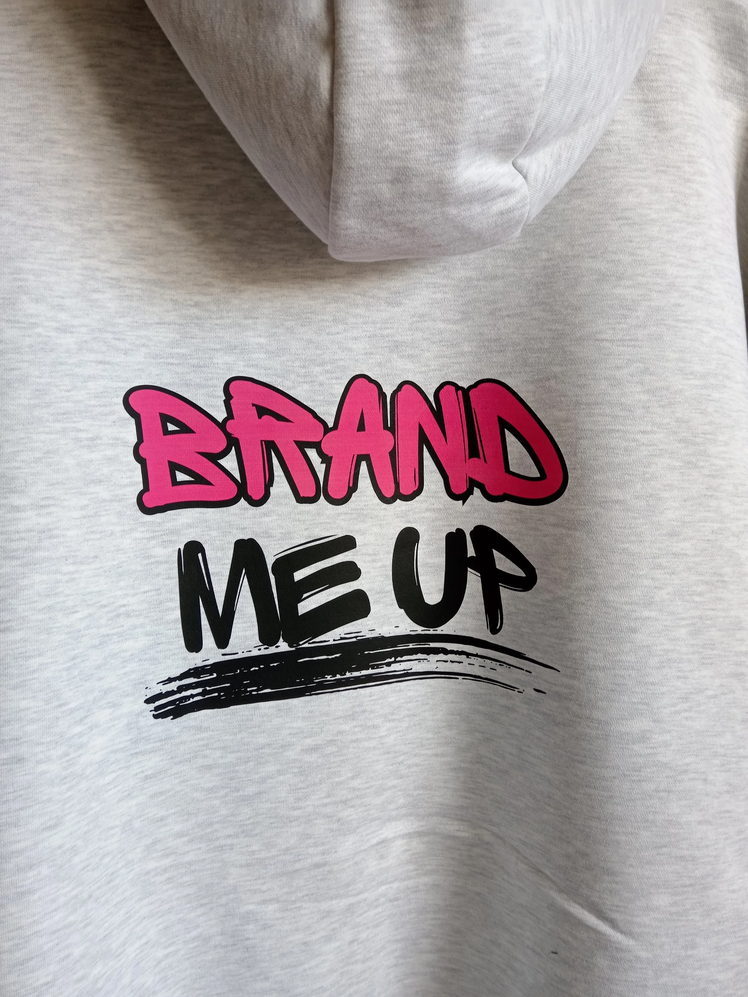 Hoodie Number 1 logo placement back