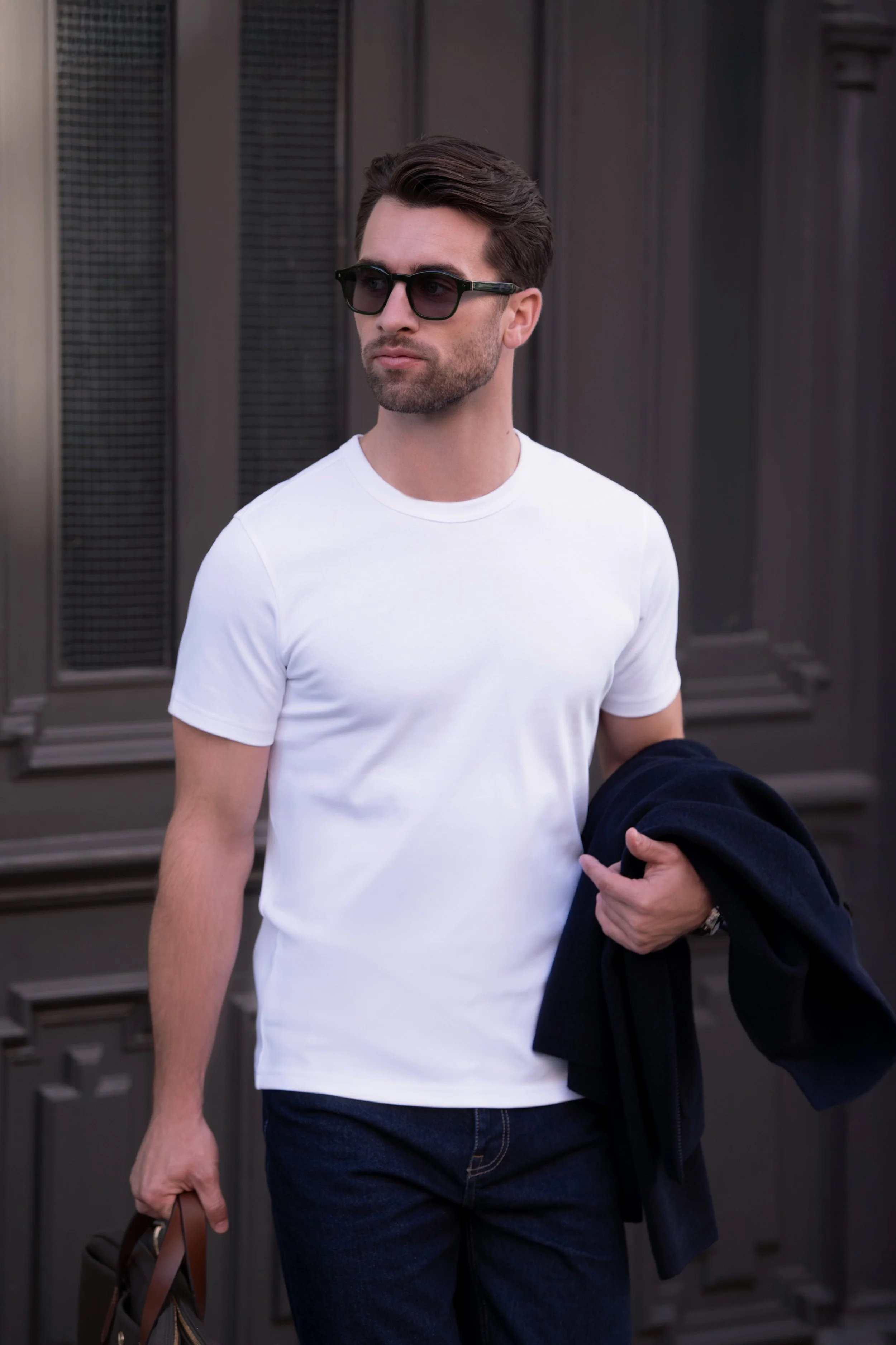 Santa Monica Yacht Crew T-Shirt in white