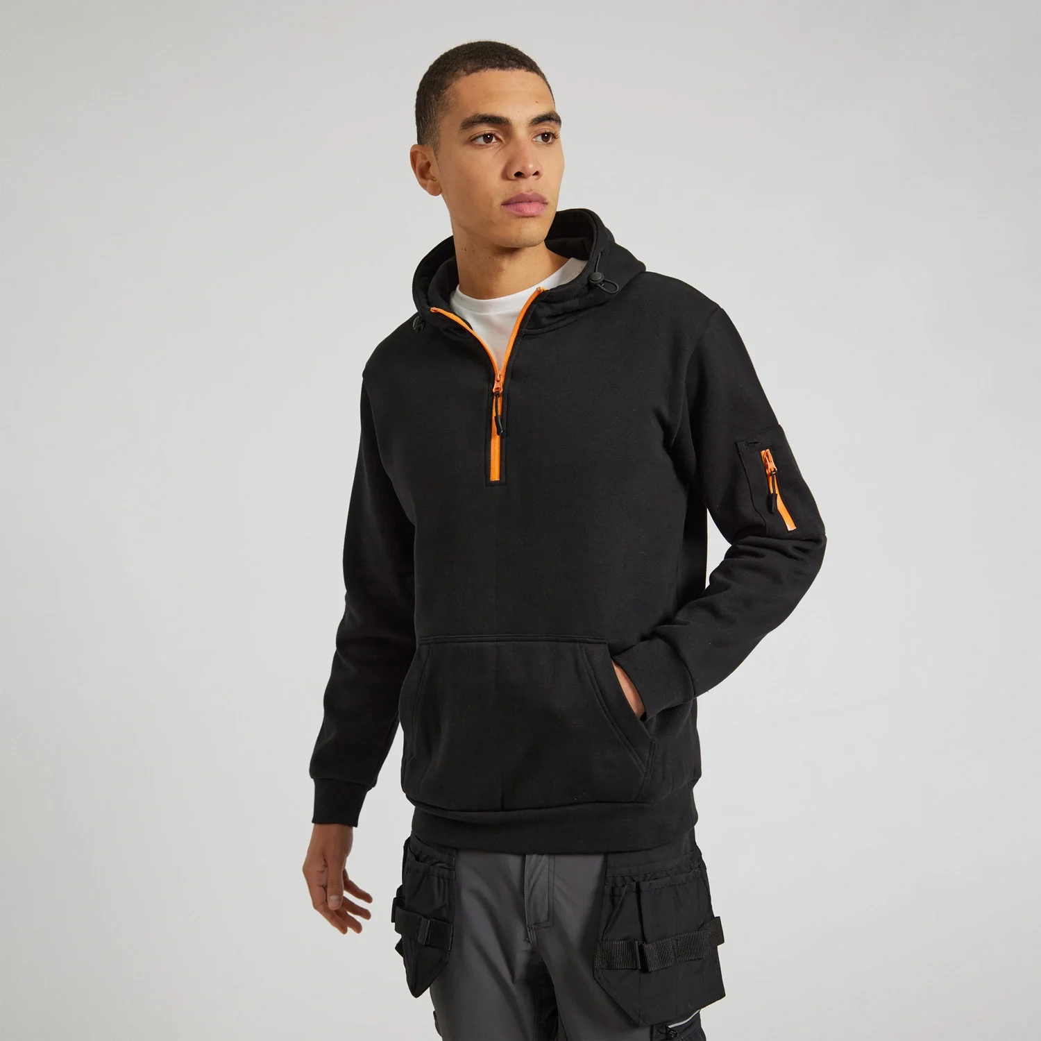 Zipped Work Hoodie