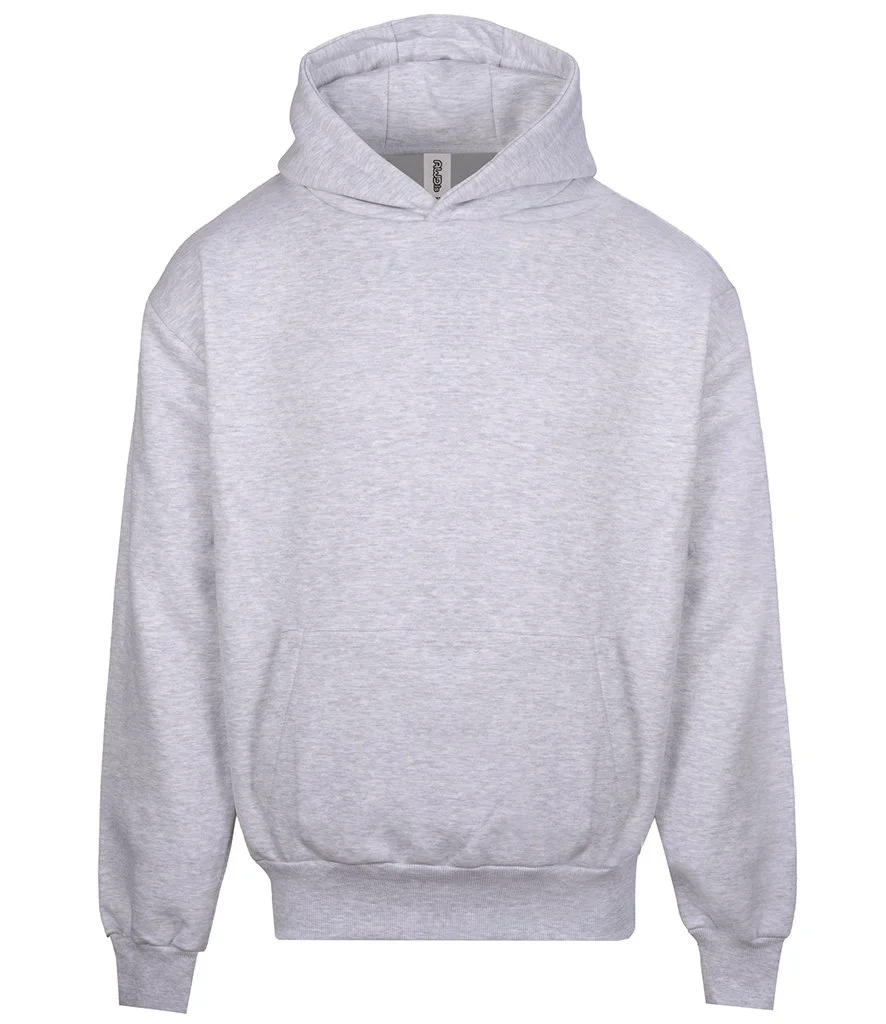Hoodie Number 1 Ash grey front