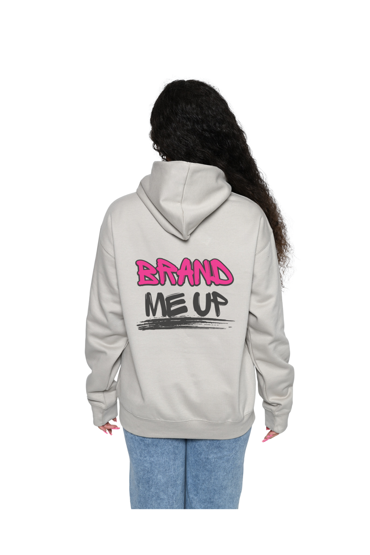 Brand Me Up Premium Hoodie Number 2 Logo Placement