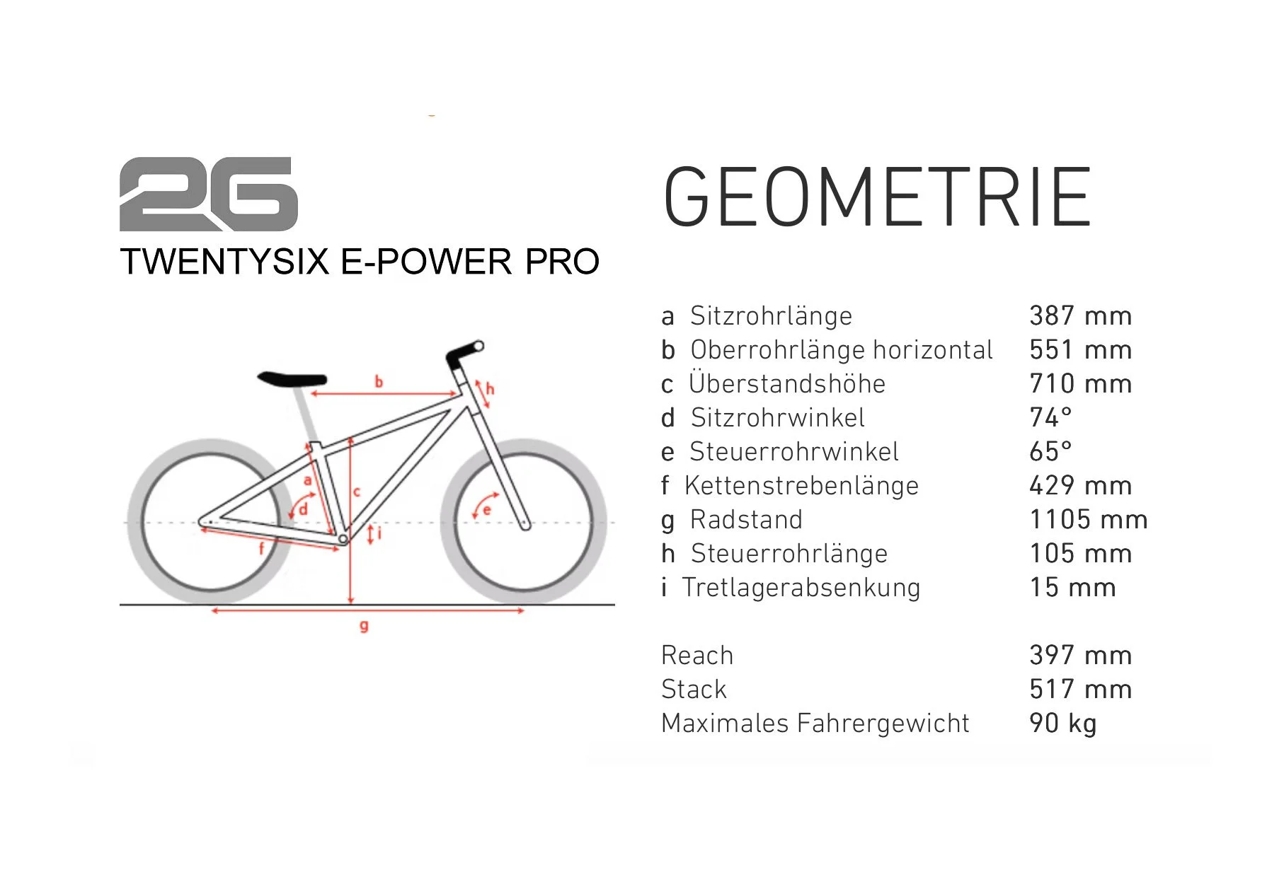 Geometrie 26" Ben-e-bike leichtes E-Bike für Jugendliche und Erwachsene