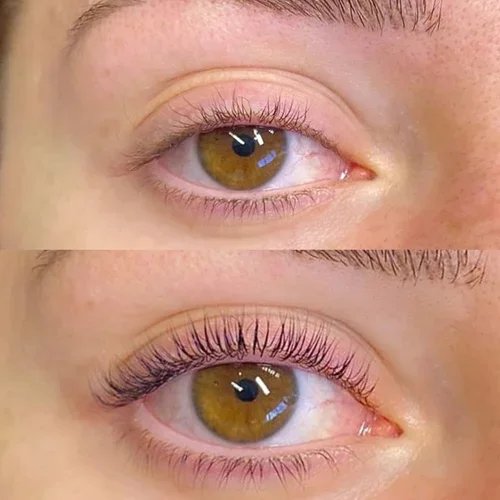 Keratin lash lift before and after Perth