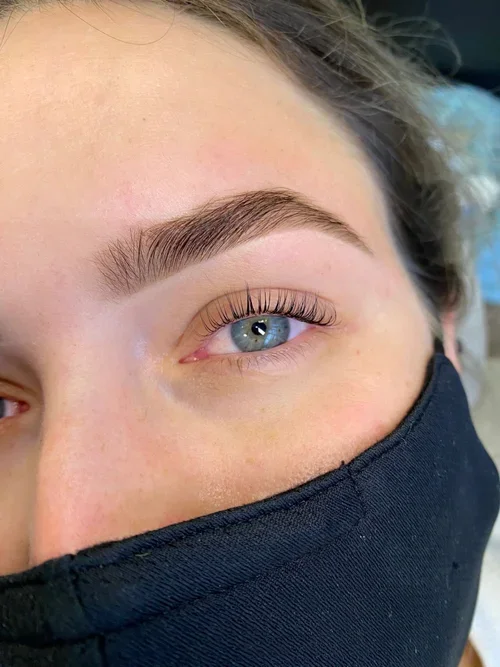 Keratin lash lift before and after Perth