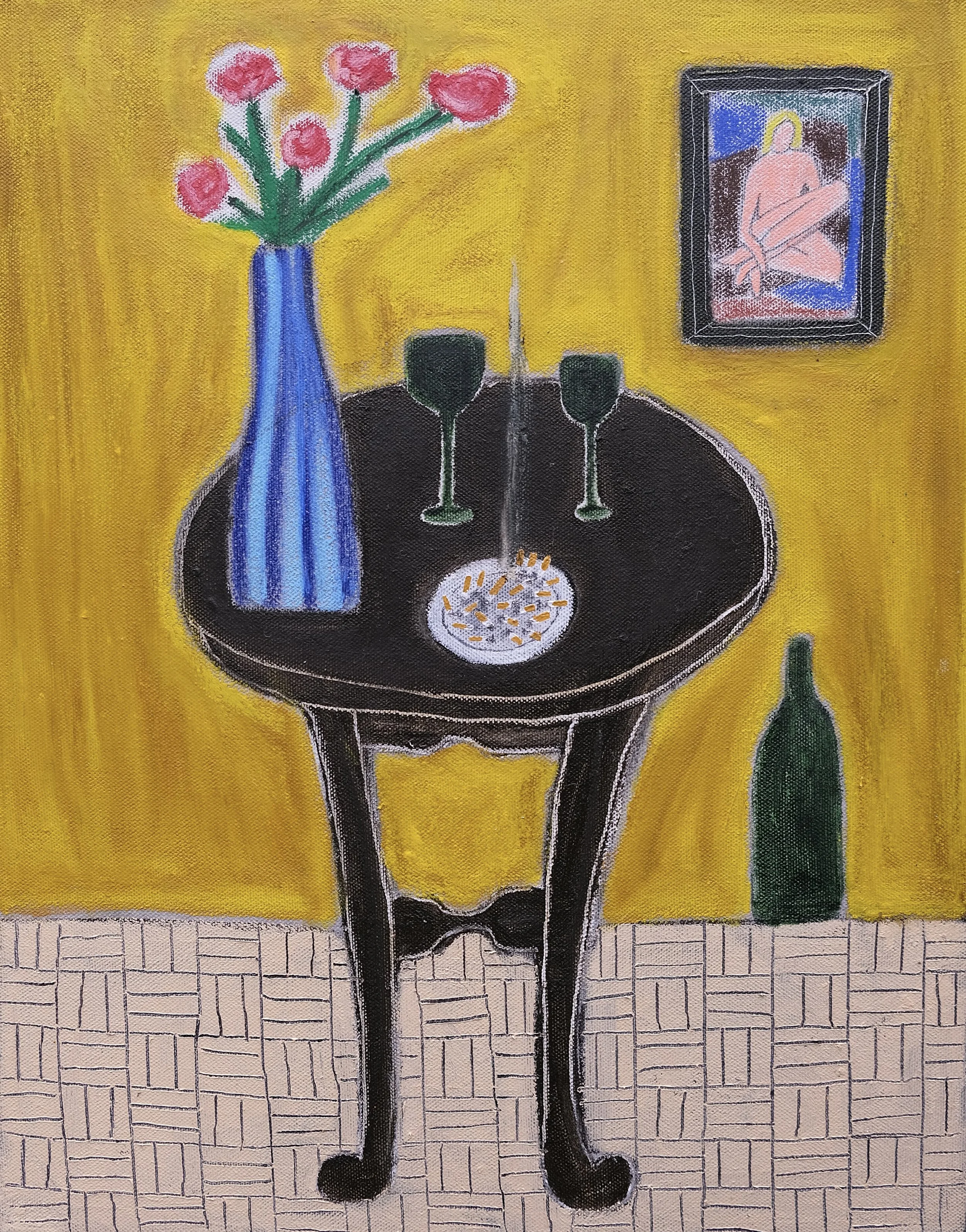 Vino Verde: Oil on Cotton
45x35cm