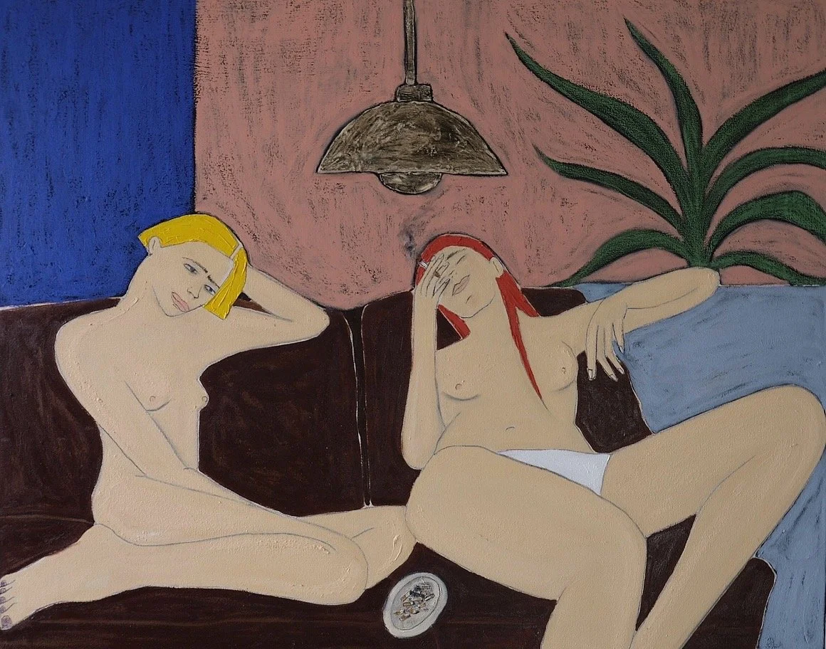 The Afters: Oil on cotton, 100x80cm