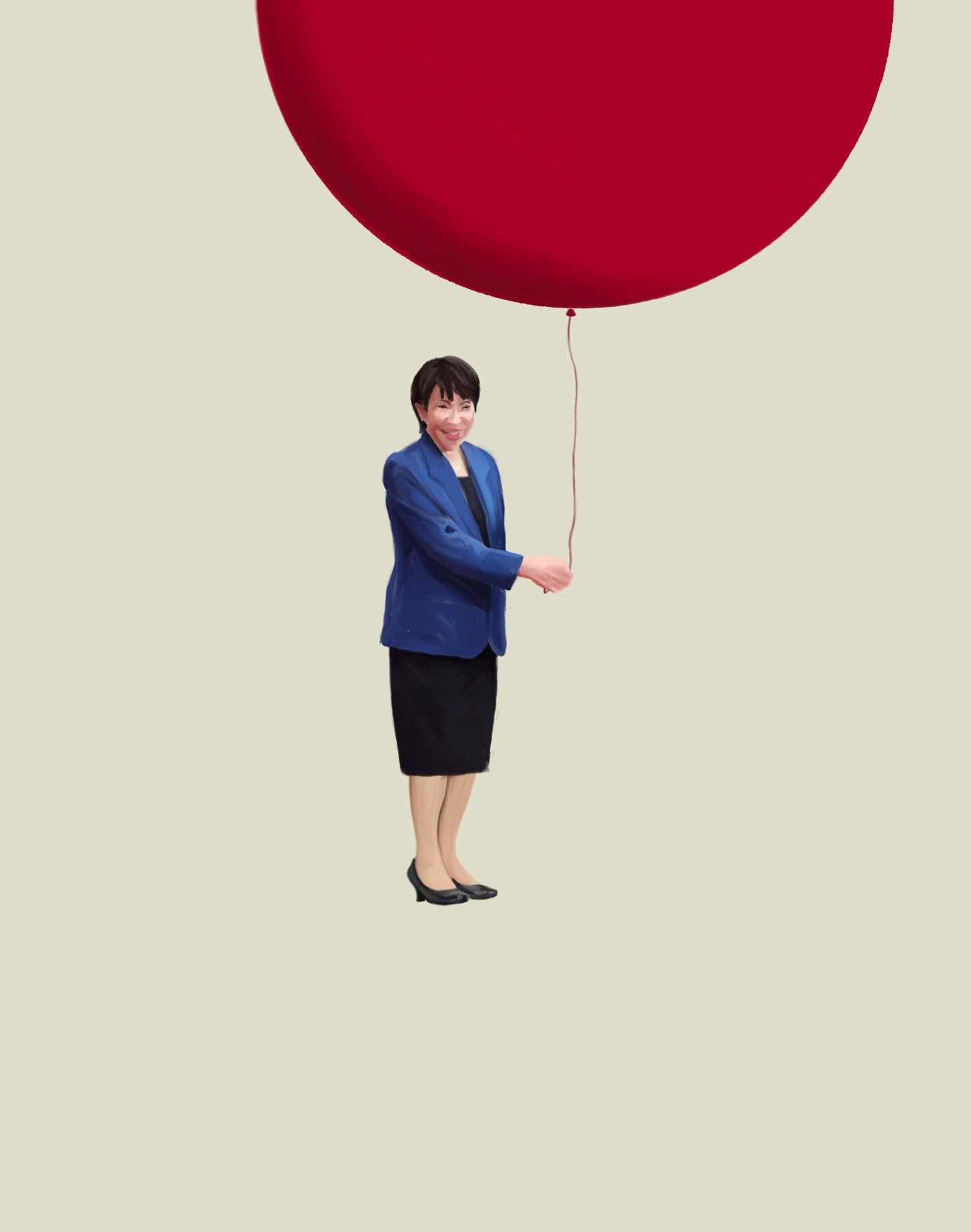 Illustration for &lsquo;The New Rising Sun: The Ongoing Sino-Japanese Diplomatic Crisis&lsquo; - about Takaichi&lsquo;s bold moves in her new government. 

#illustration #editorialillustration #newsdesign #japan #takaichi