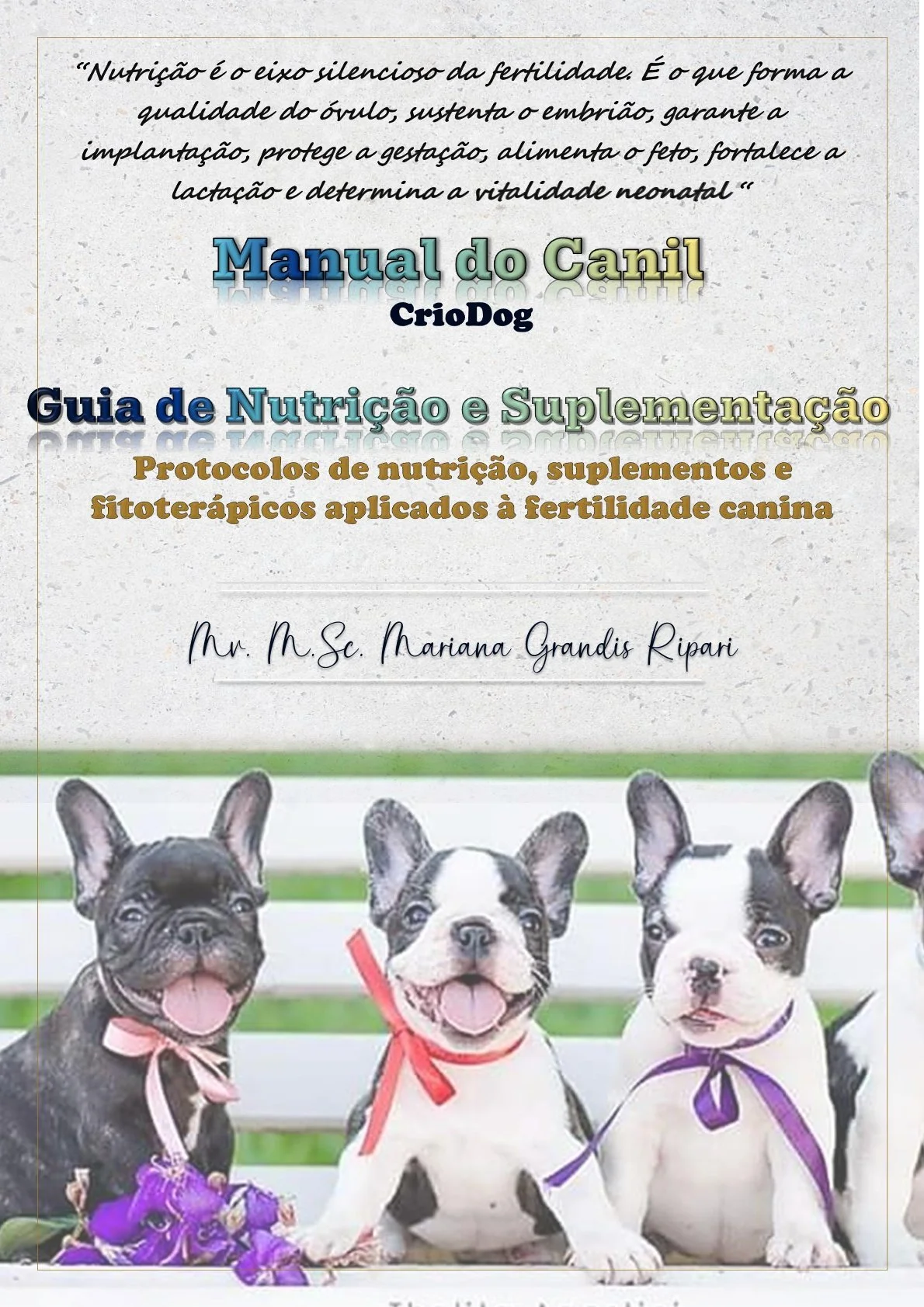 MC – Nutrição Aplicada à Fertilidade Canina | Manual Criodog