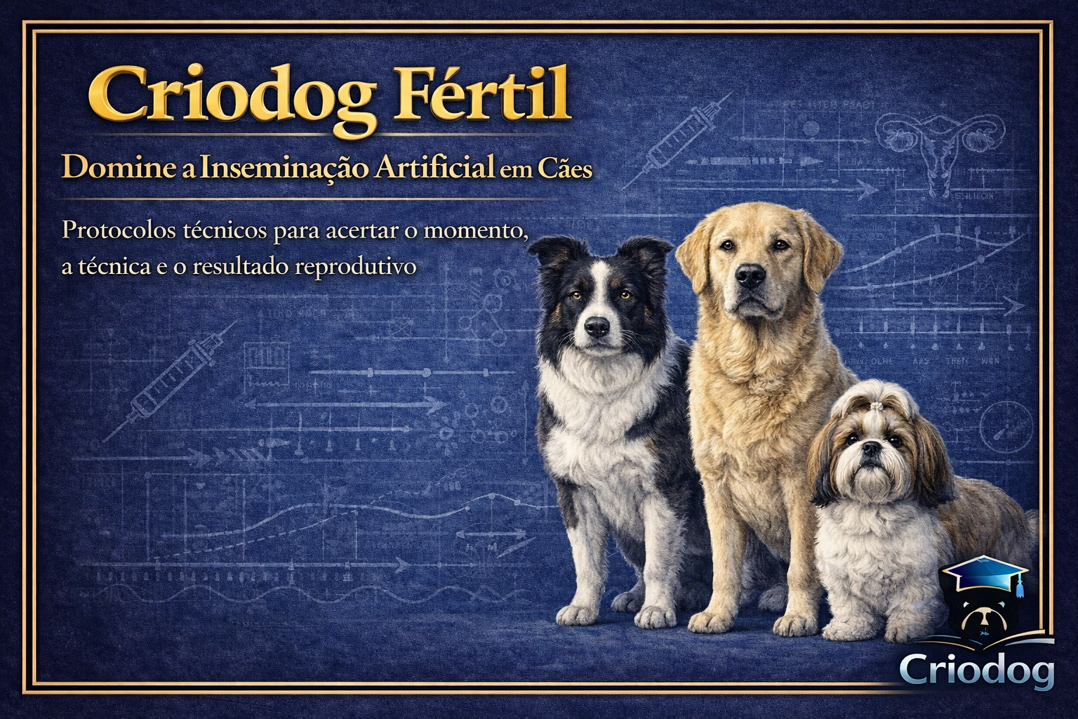 CrioDog Fértil: Inseminação Artificial e Manejo Reprodutivo de Elite
