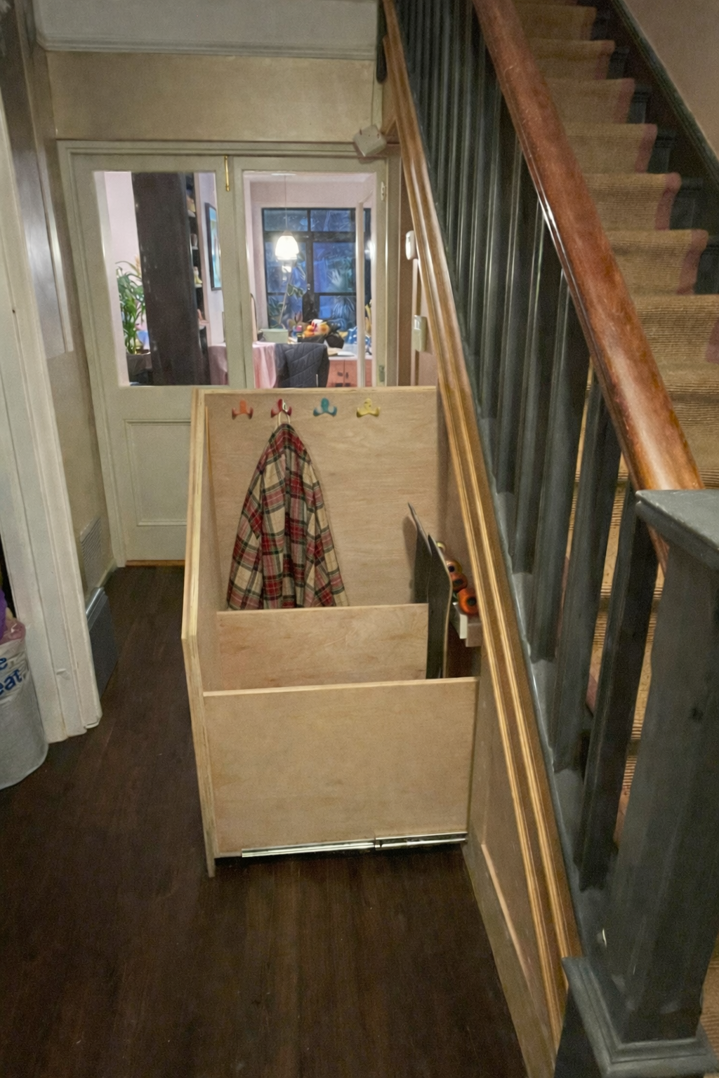 Understairs Storage Drawers: 
Versatile storage space. 