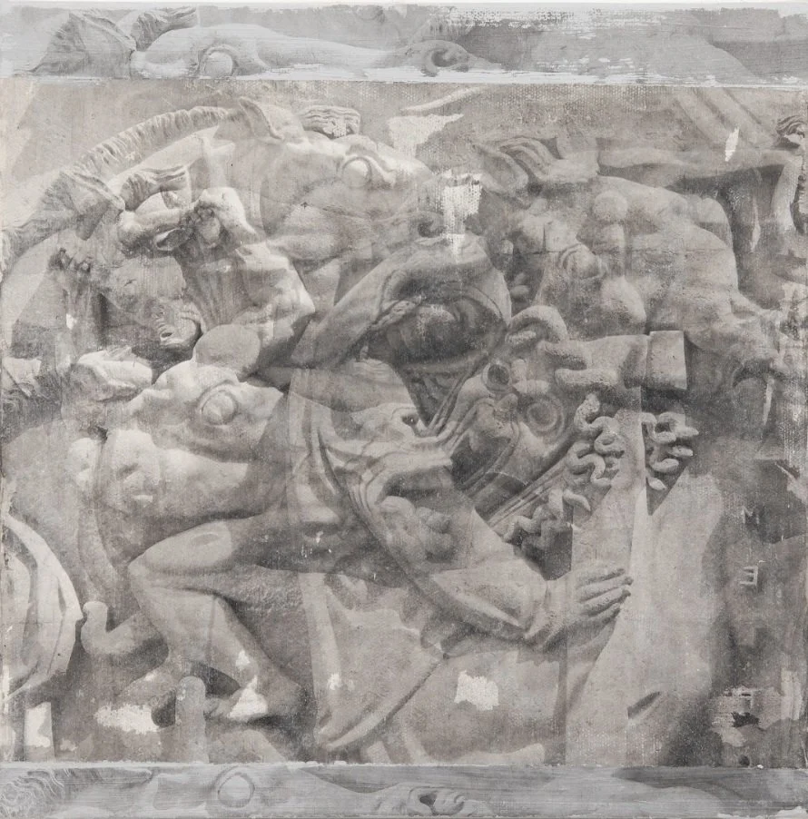 Cavalo Cinza, 2025
—
Transferência e tinta acrílica sobre tela
40x40cm