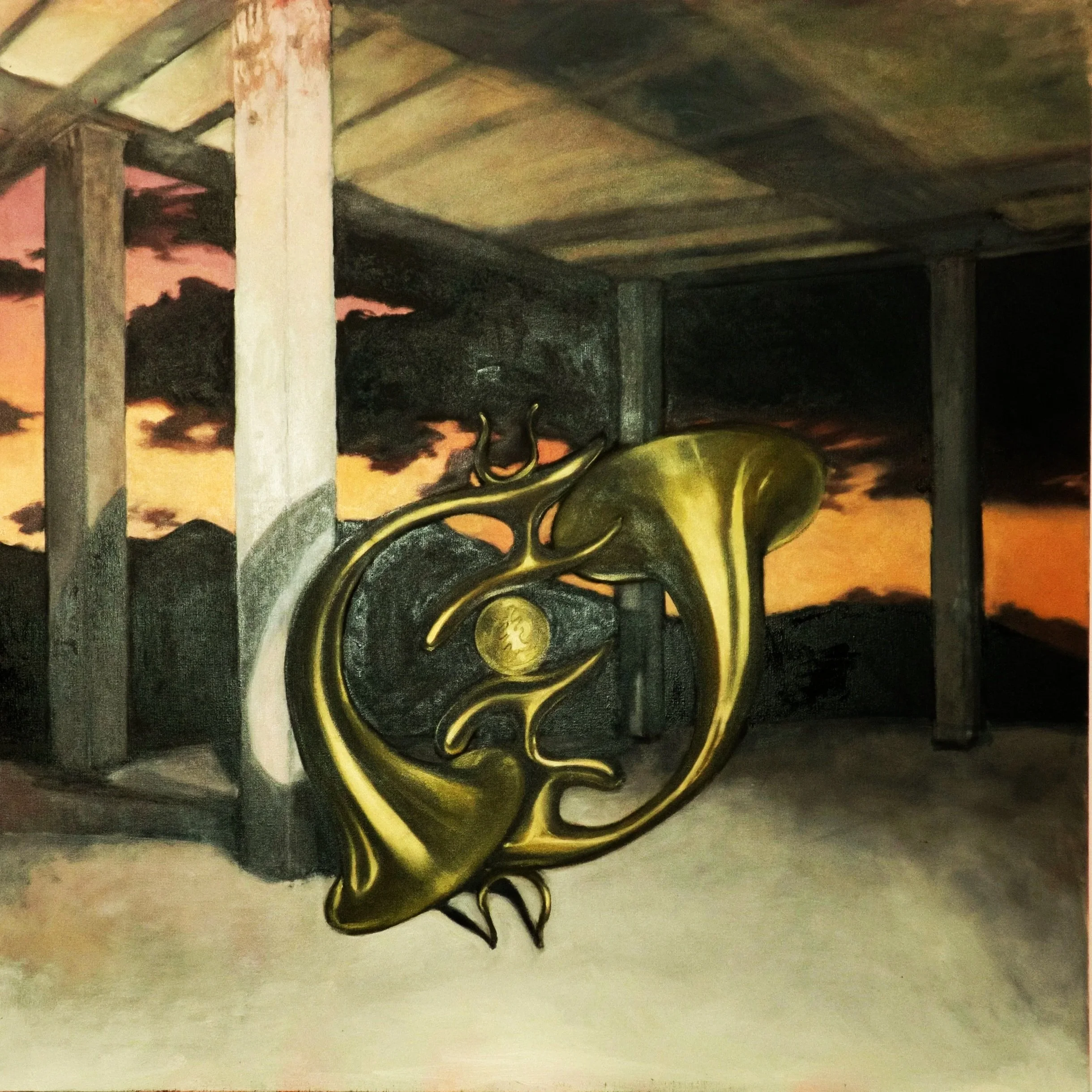 Coisa n2, Primeiro instrumento do mundo, 2026
—
Óleo sobre tela
100 x 100 cm