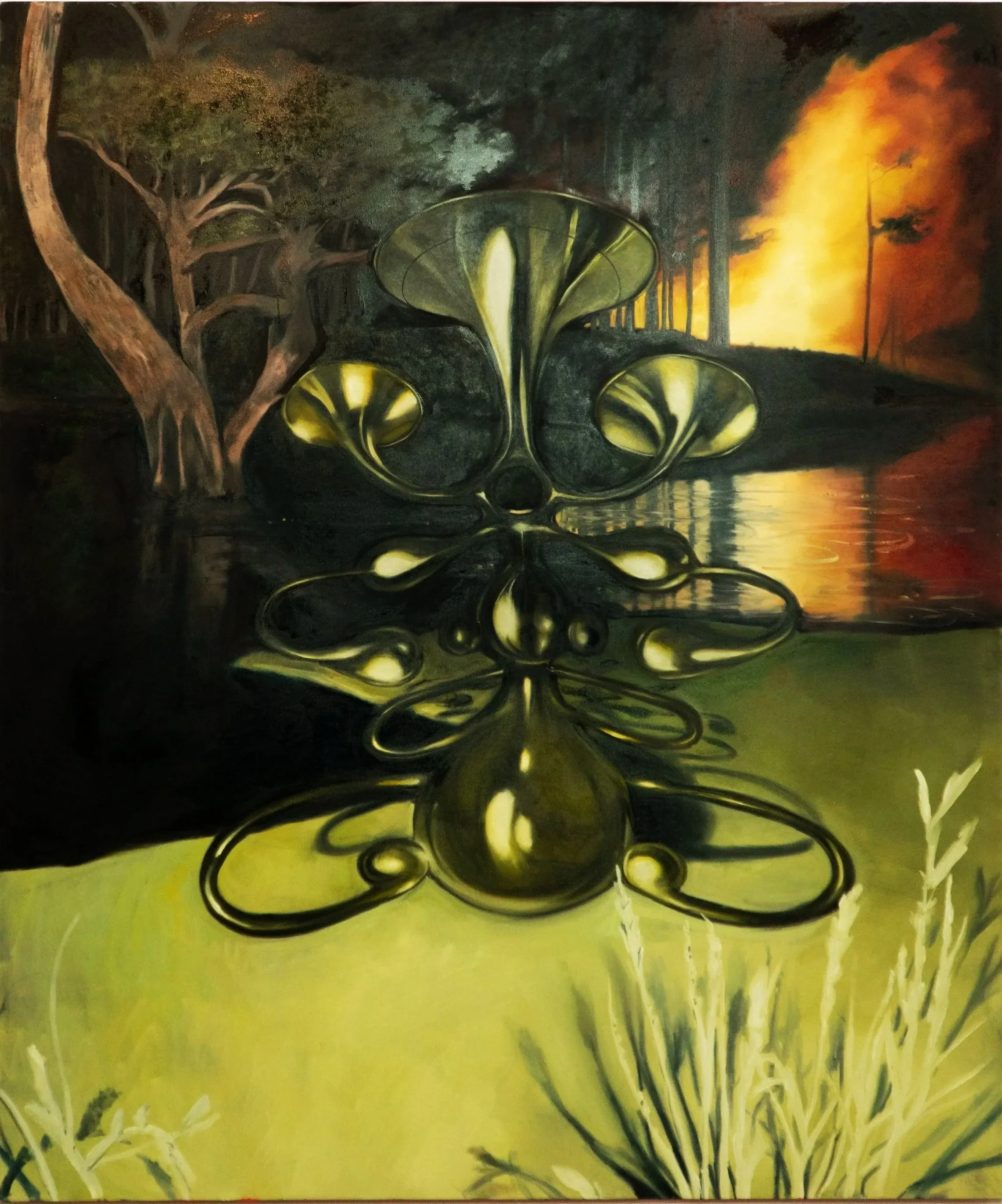 Coisa n8, Primeiro instrumento do mundo, 2026
—
Óleo sobre tela
190 x 160 cm