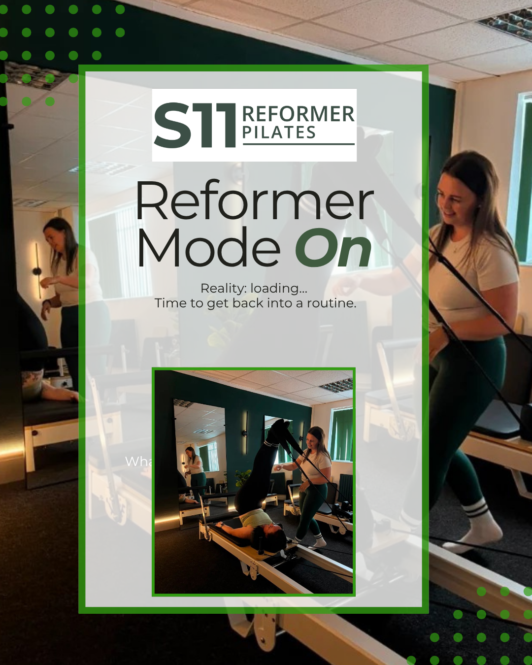 Holiday Mode to Reformer Mode: Getting Back into Your Routine