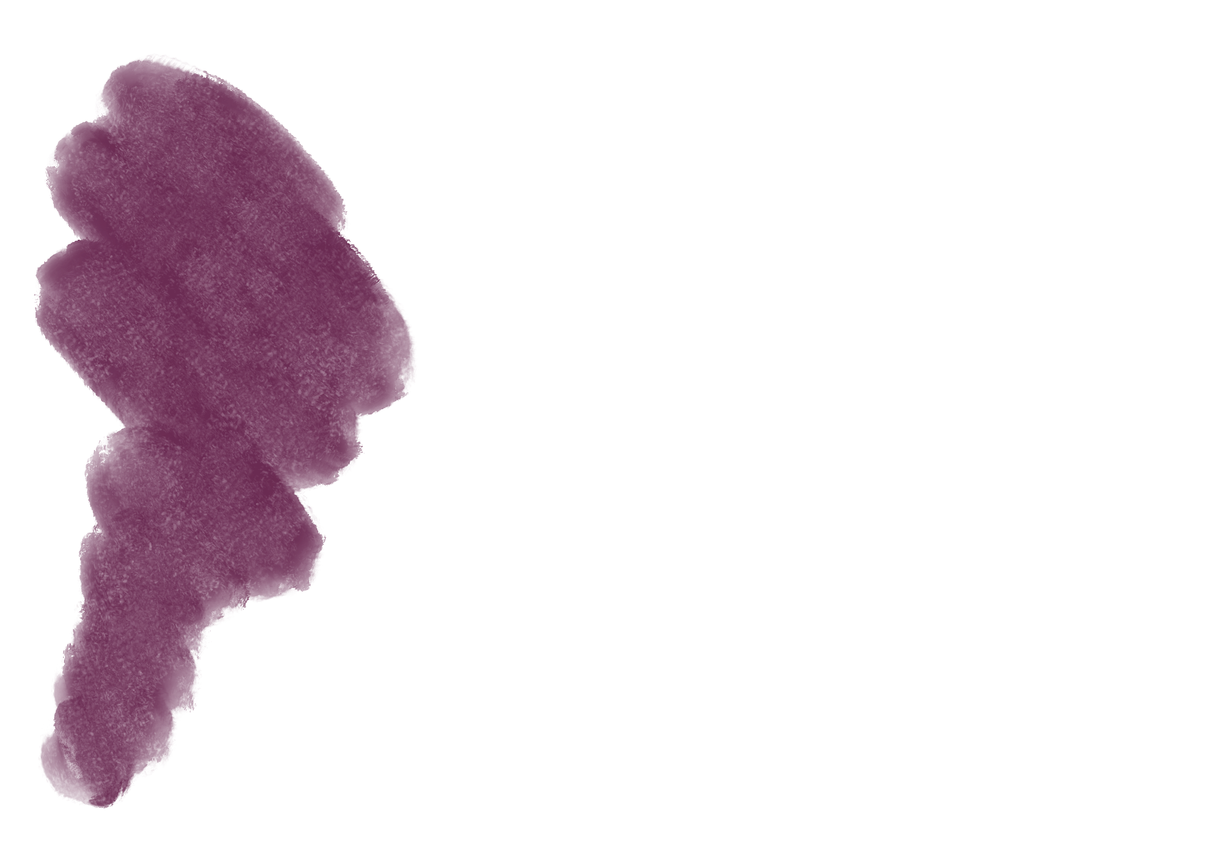 Purple watercolor brushstrokes