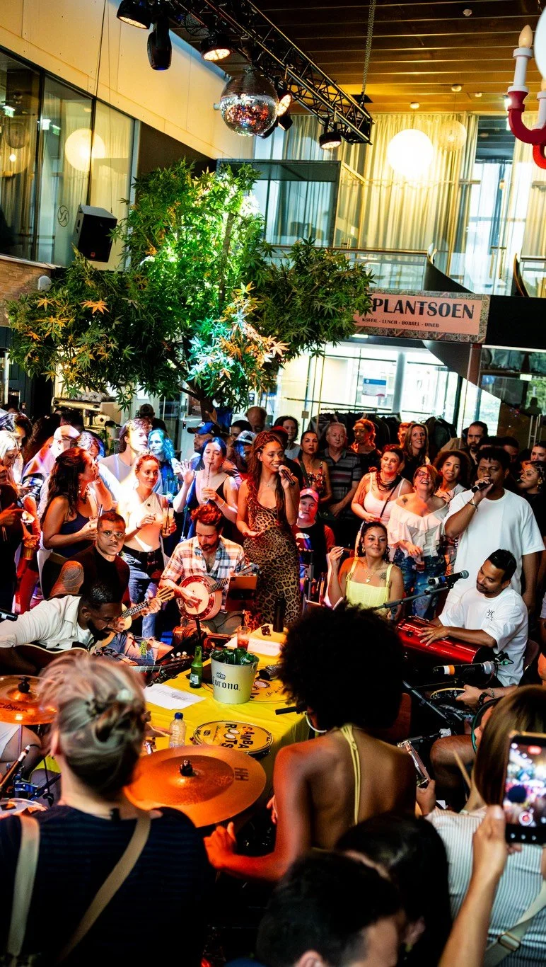 Dandara and Raoni at SambaRoots Roda De Samba in Amsterdam