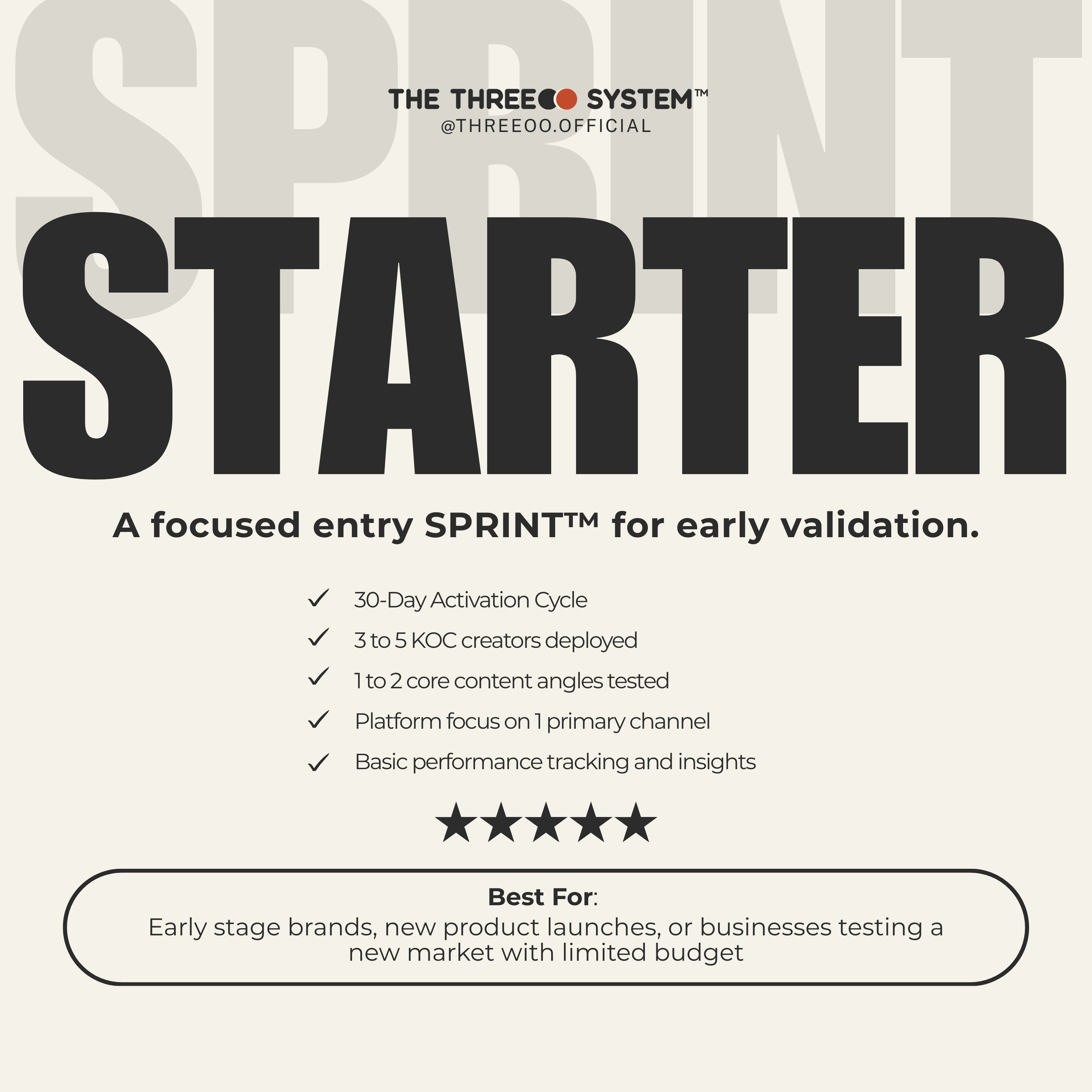 SPRINT™ Starter