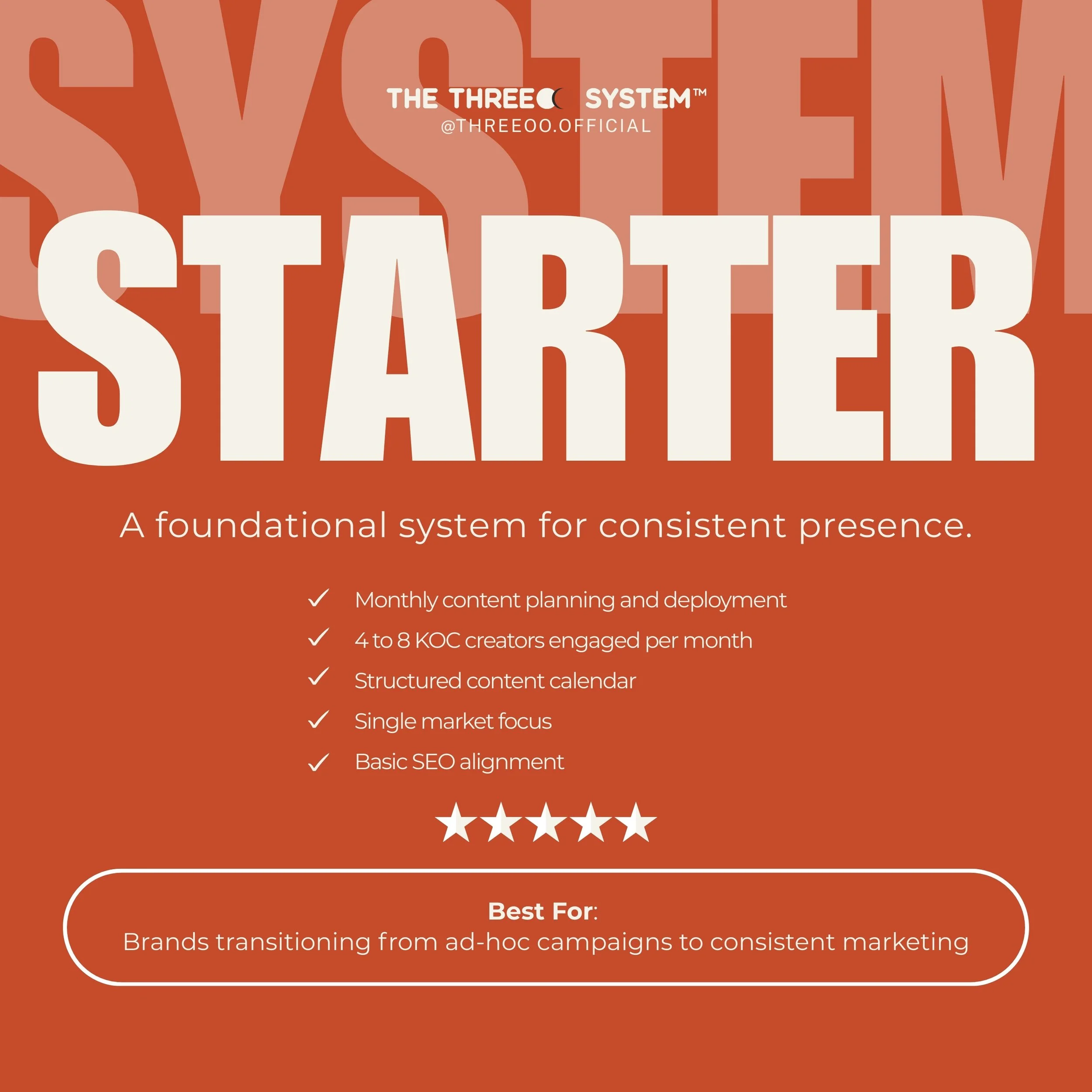 SYSTEM™ Starter