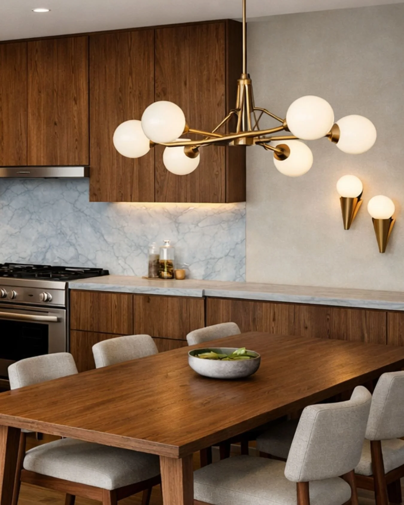 Render of our project in Amsterdam #interiordesign #kitchen