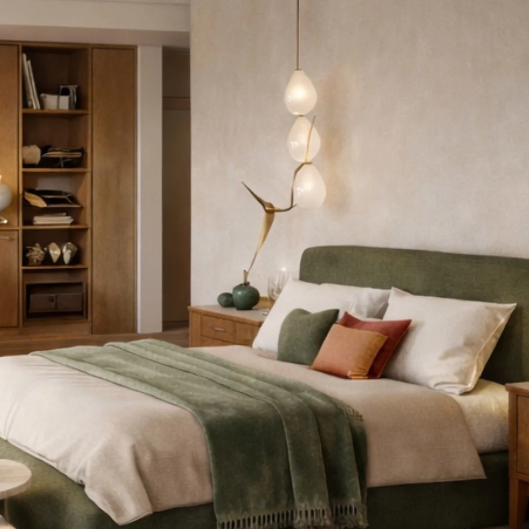 Render of the bedroom of our Amsterdam project #interiordesign #interieurontwerp #&aacute;msterdam