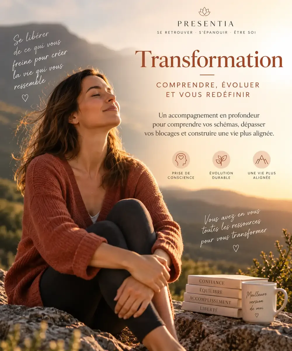 TRANSFORMATION / 3 mois / 12 séances individuelles / Règlement échelonné en 3 mensualités disponible
