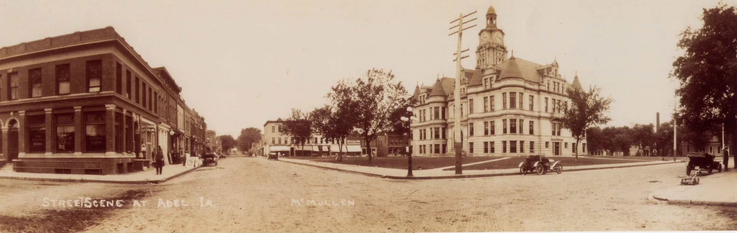 Adel Square on the West with Dirt Roads