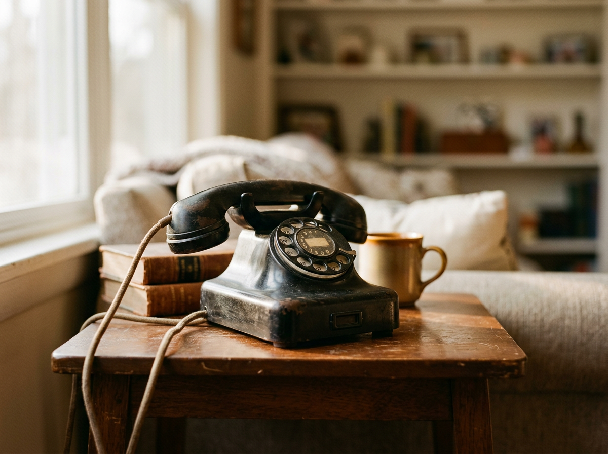 old telephone to call about fundraising opportunities