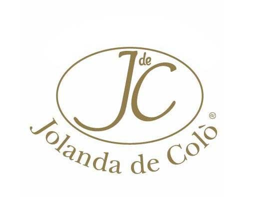 Logo con testo 'J de JC Jolanda de Coló' scritto in un ovale