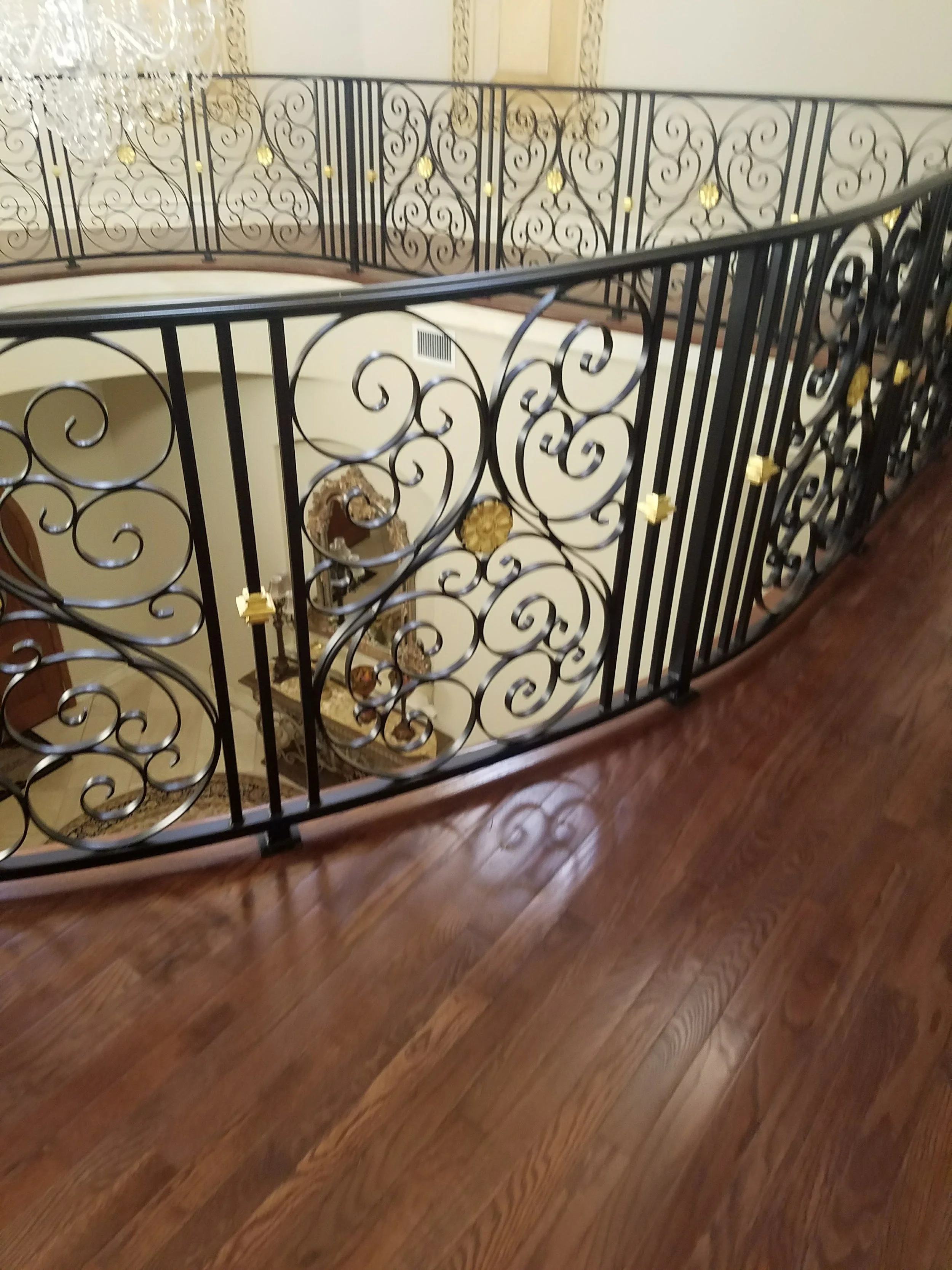 Custom balcony railing