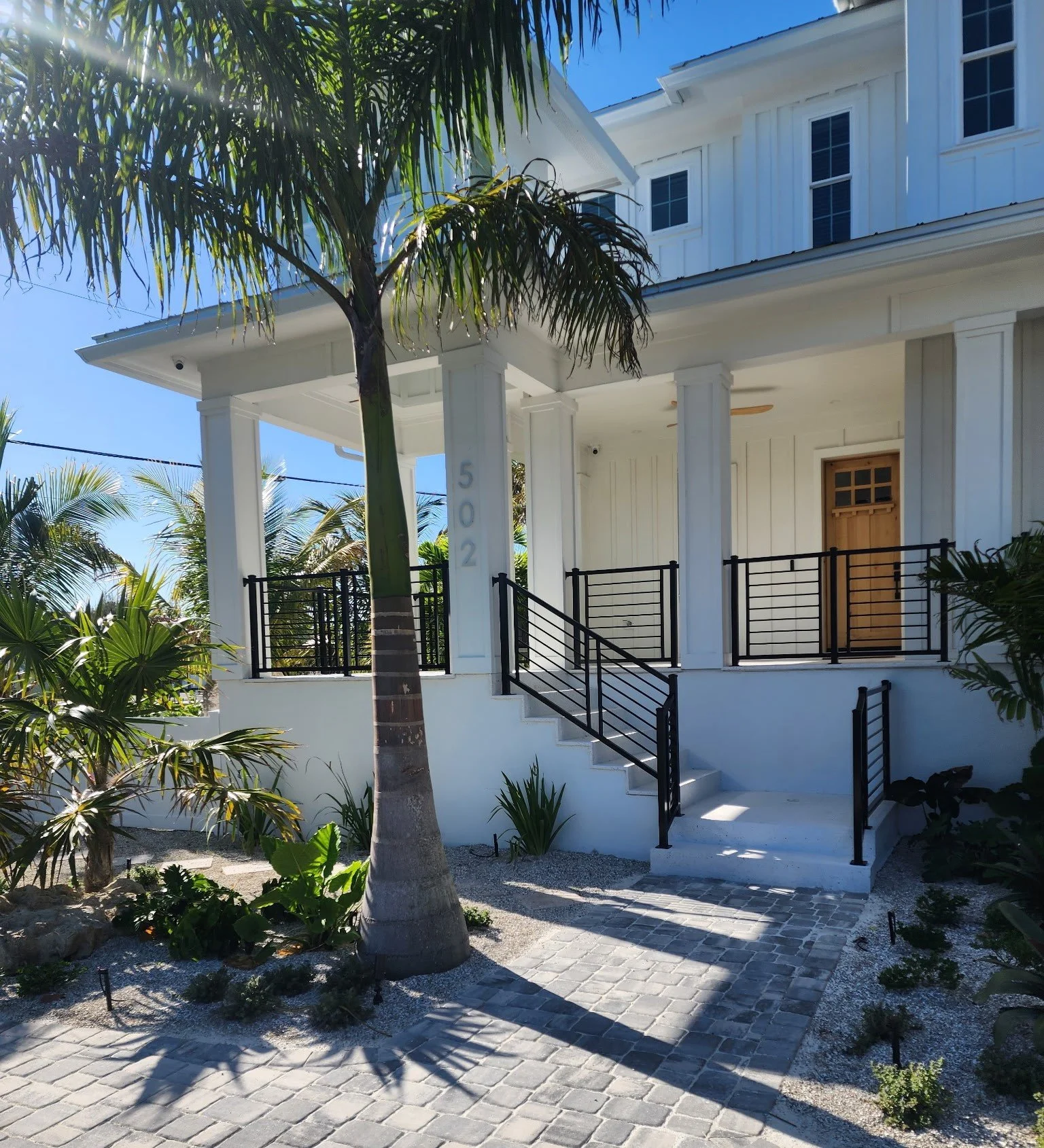 Aluminum porch & stair railings