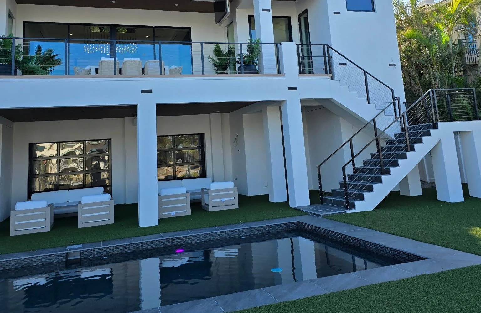 Stainless steel cable rail