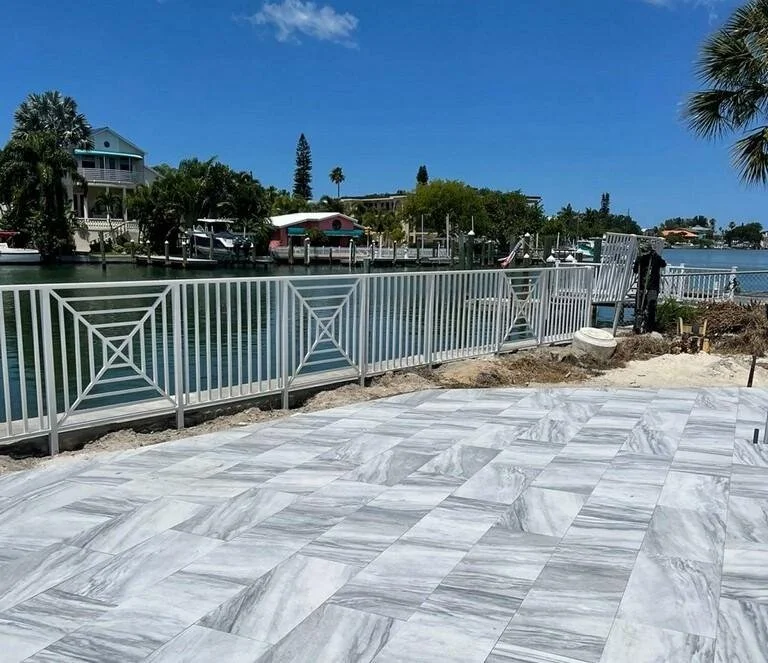 Custom aluminum railing