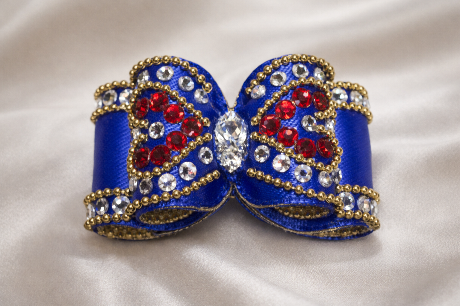 BL-18 Royal Blue Red Heart $60