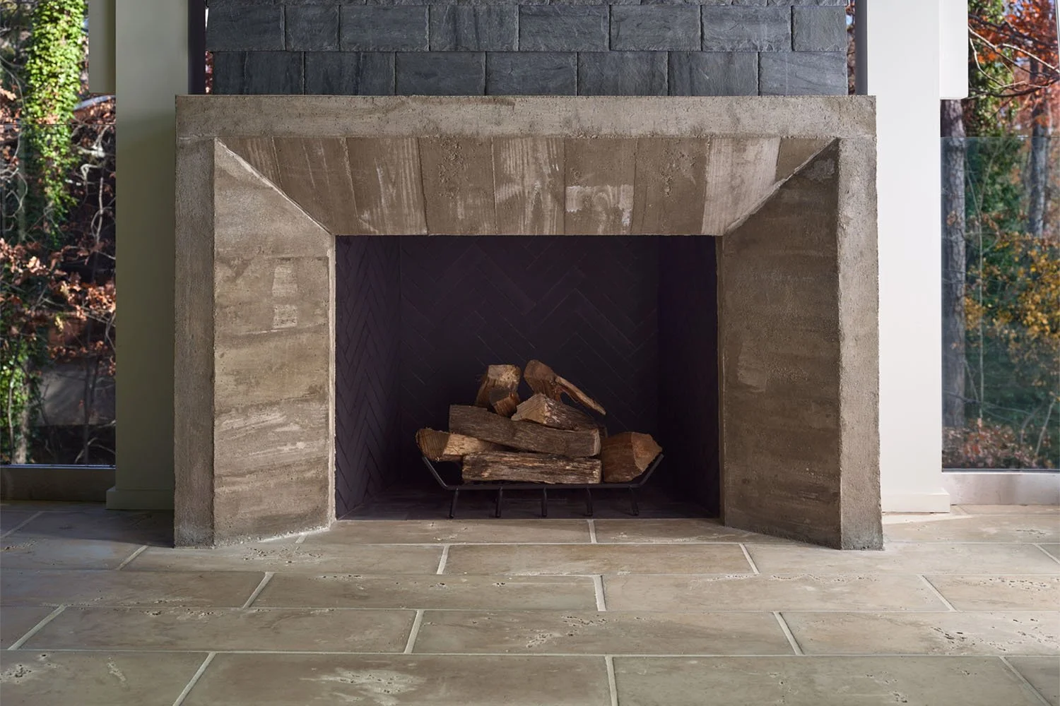 Fireplace with Black Painted Firebrick.jpg
