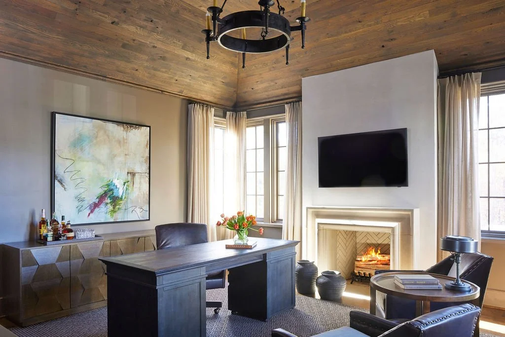 FireRock Fireplace in Office