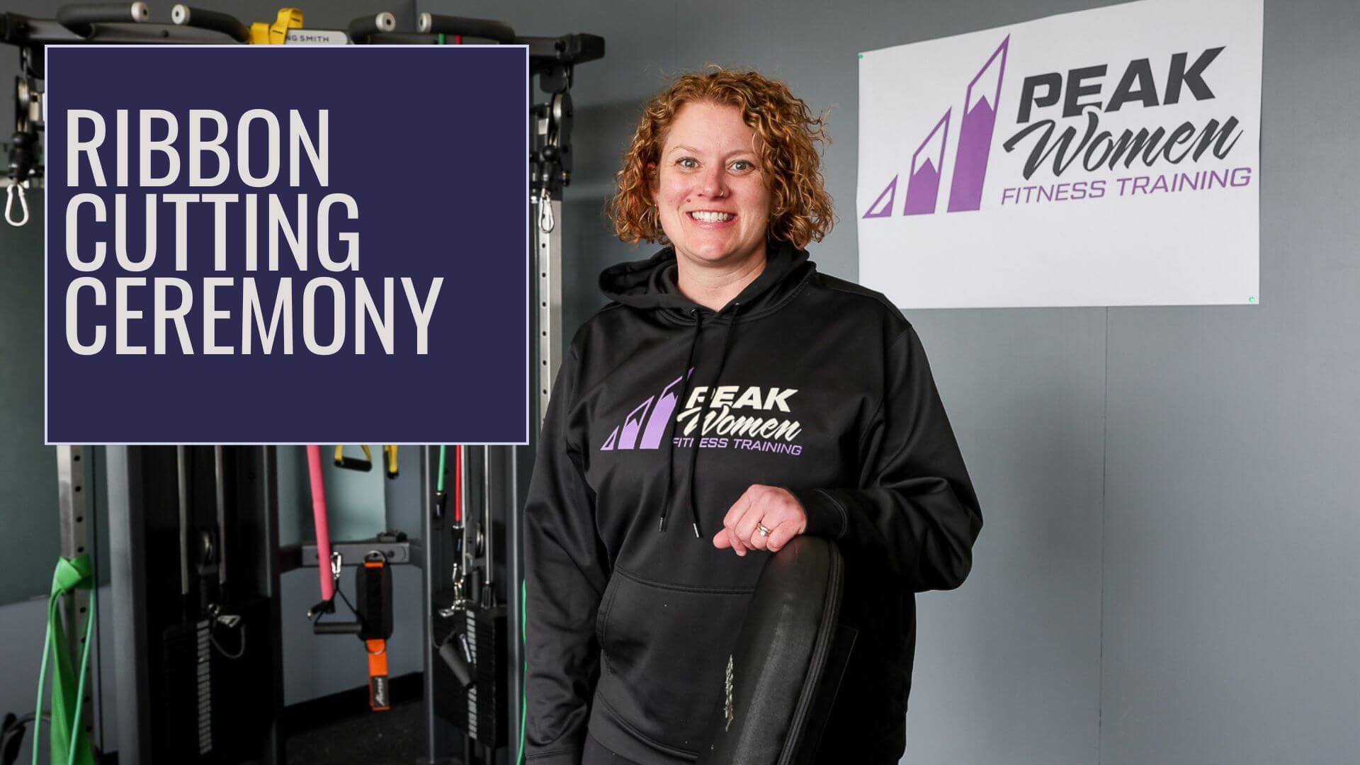 peak women ribbon cutting