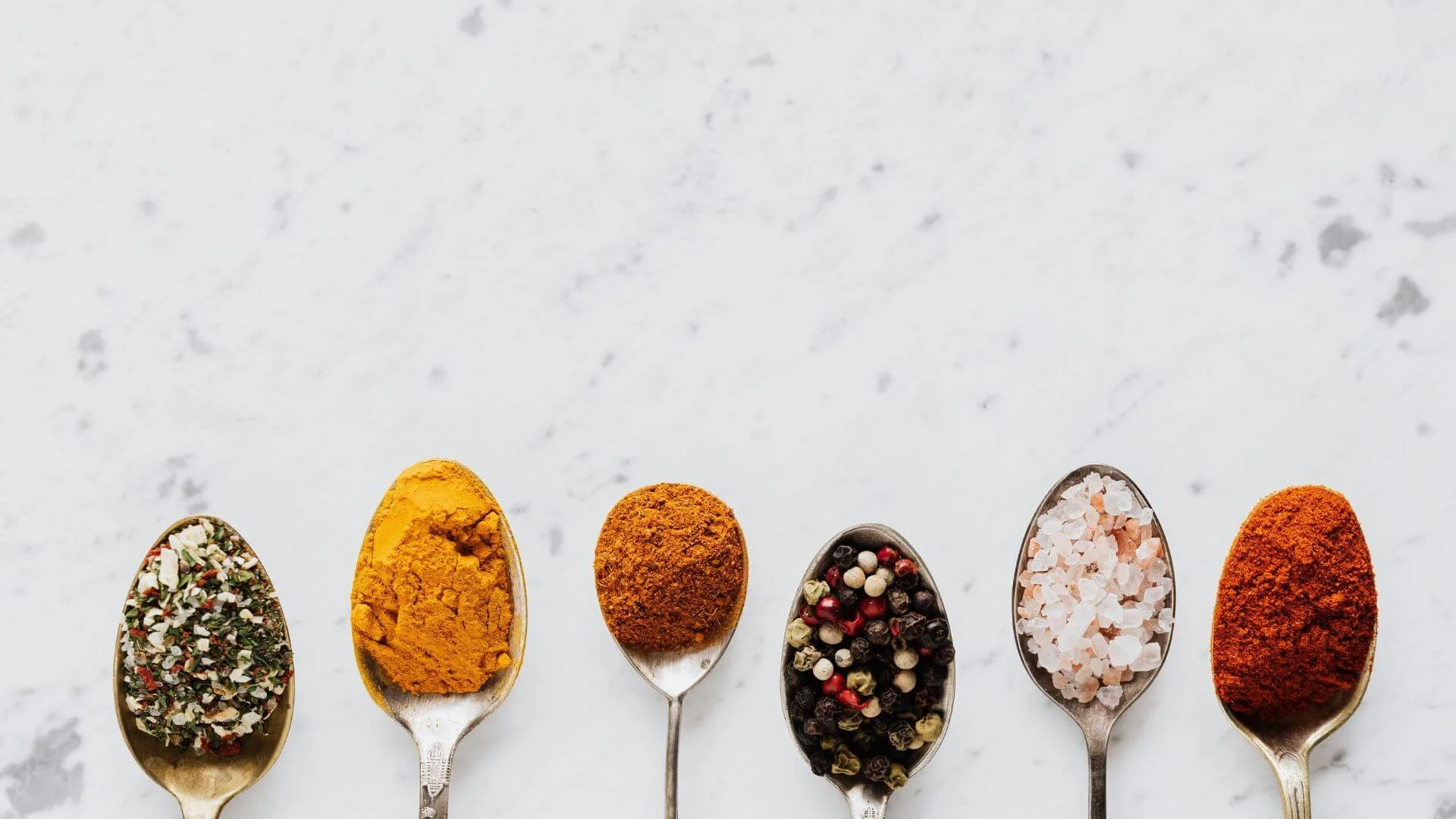 spices on a spoon