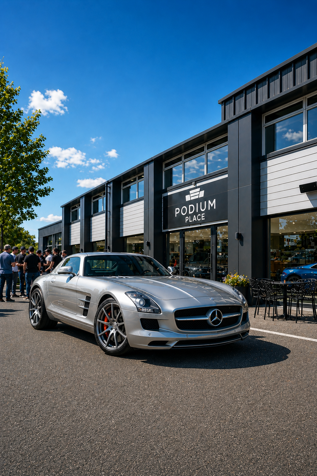 Generated image_ Mercedes-Benz at Podium Place plaza.png
