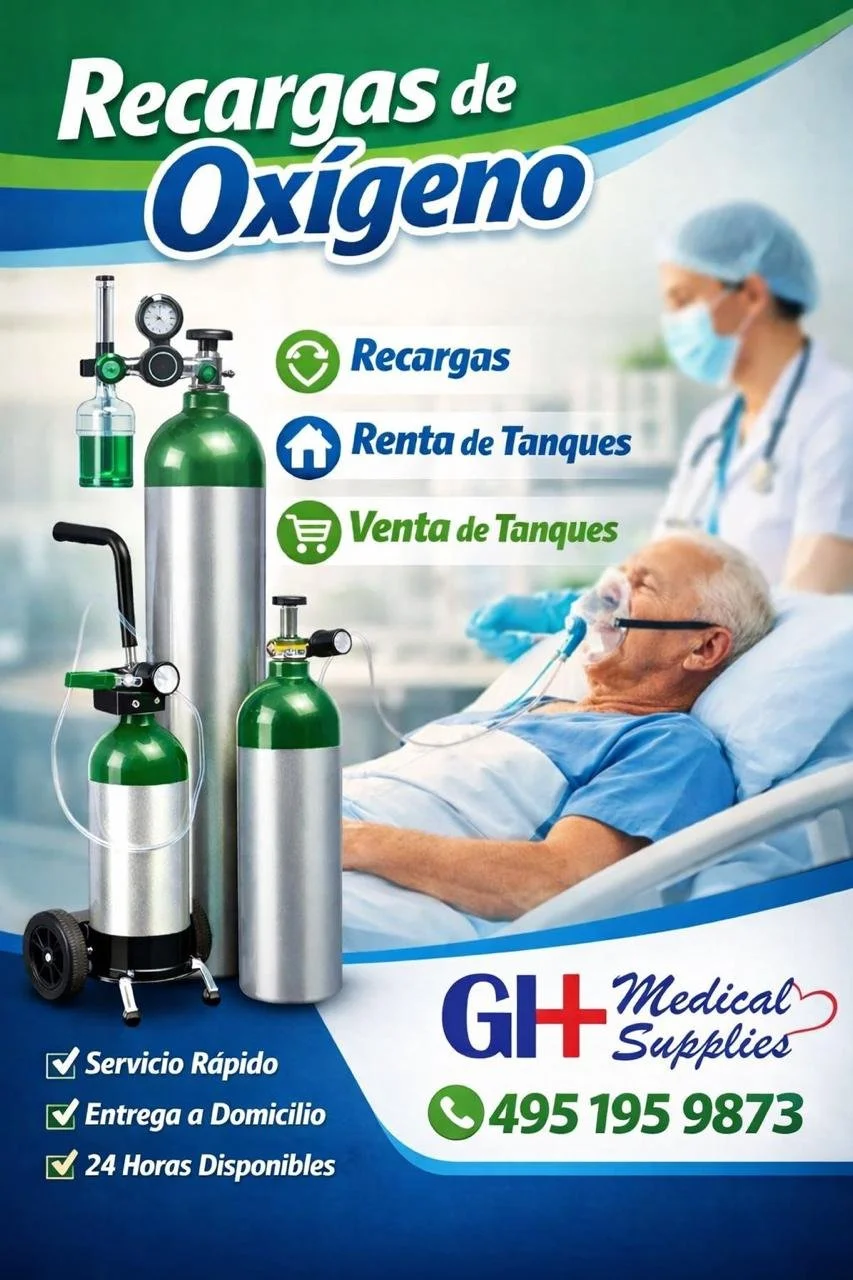 Oxígeno Médico (recarga)