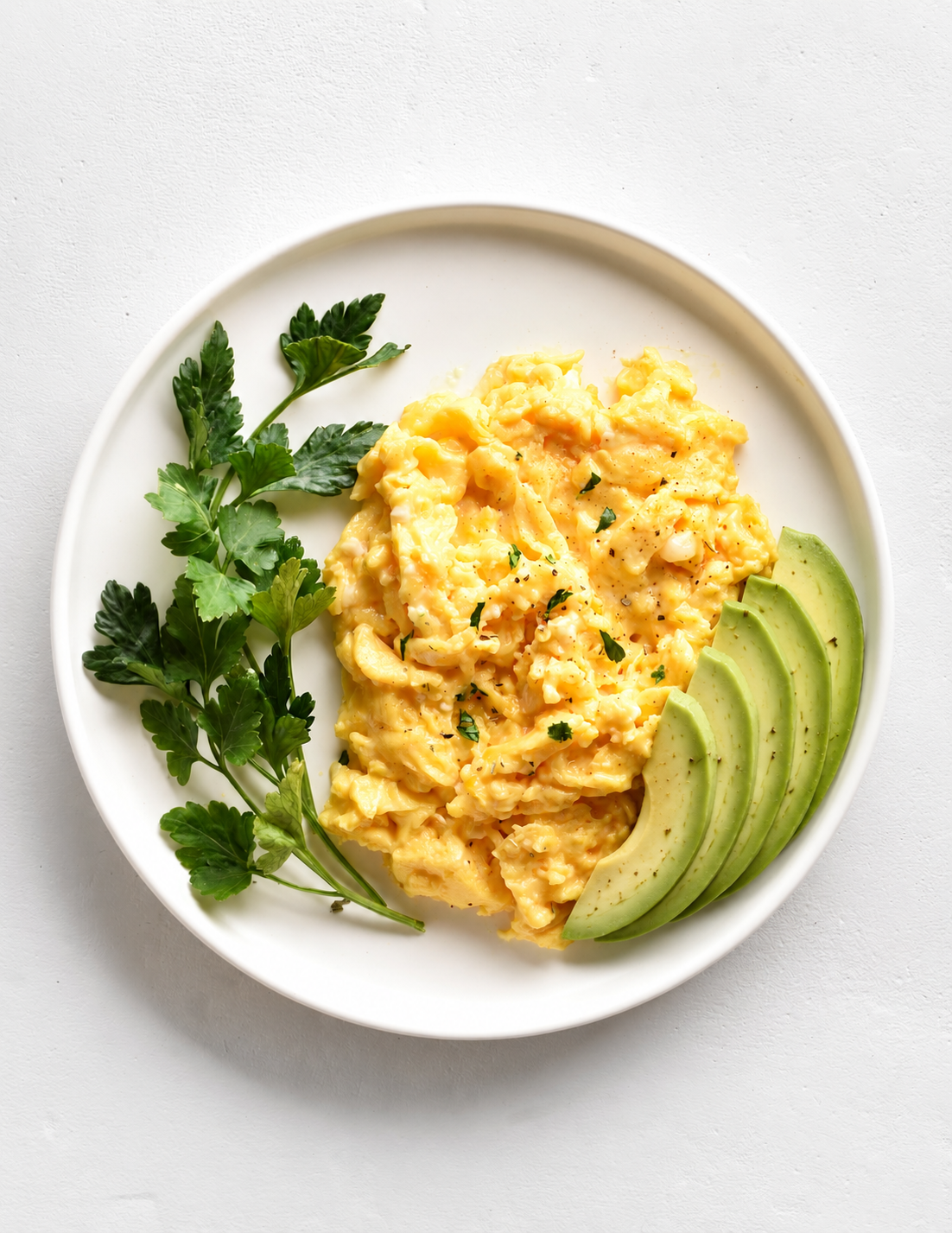 Turmeric &amp; Ginger Scrambled Eggs with Greens