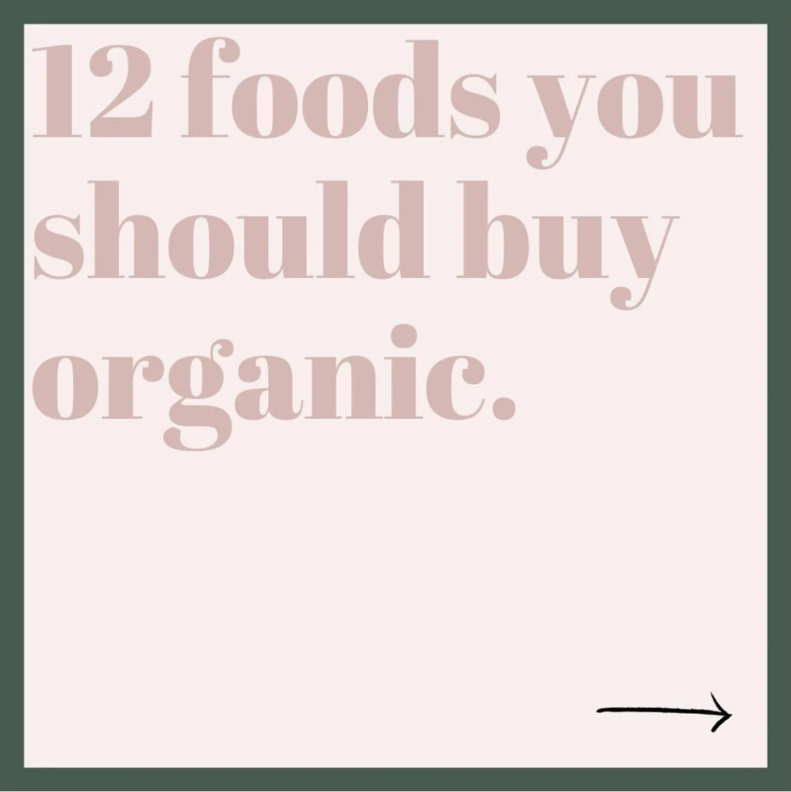 12 foods you should buy organic