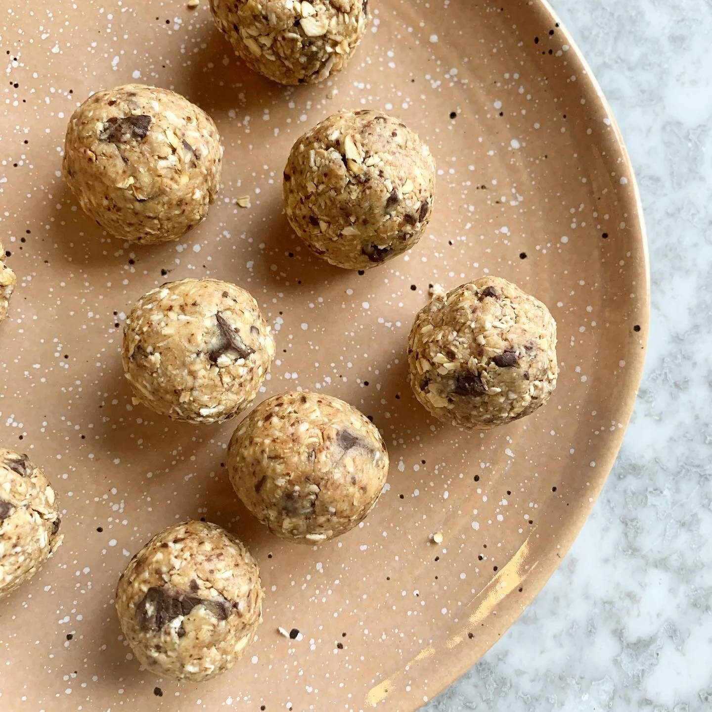 Peanut butter cookie dough bites
